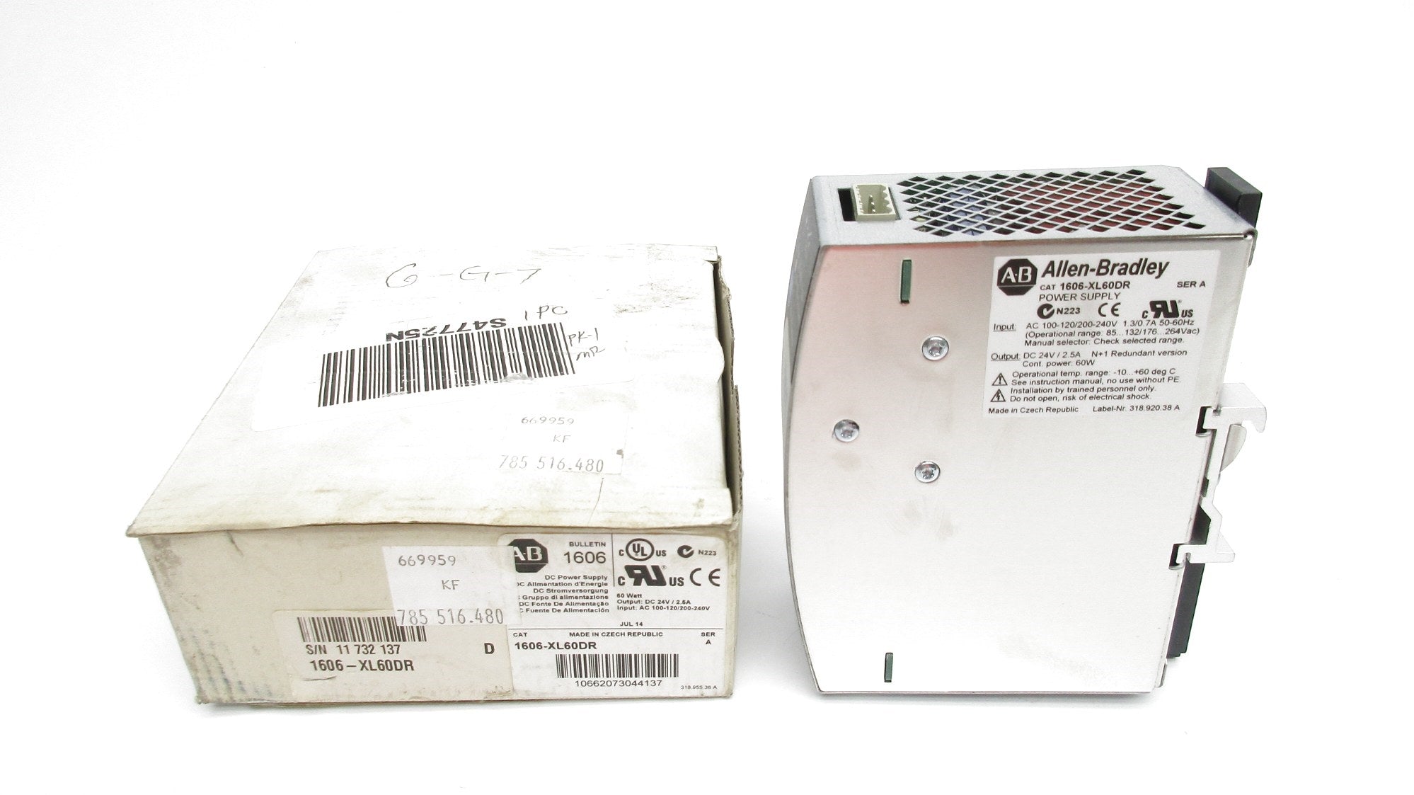 ALLEN BRADLEY 1606-XL60DR SER. A (WH) NSMP