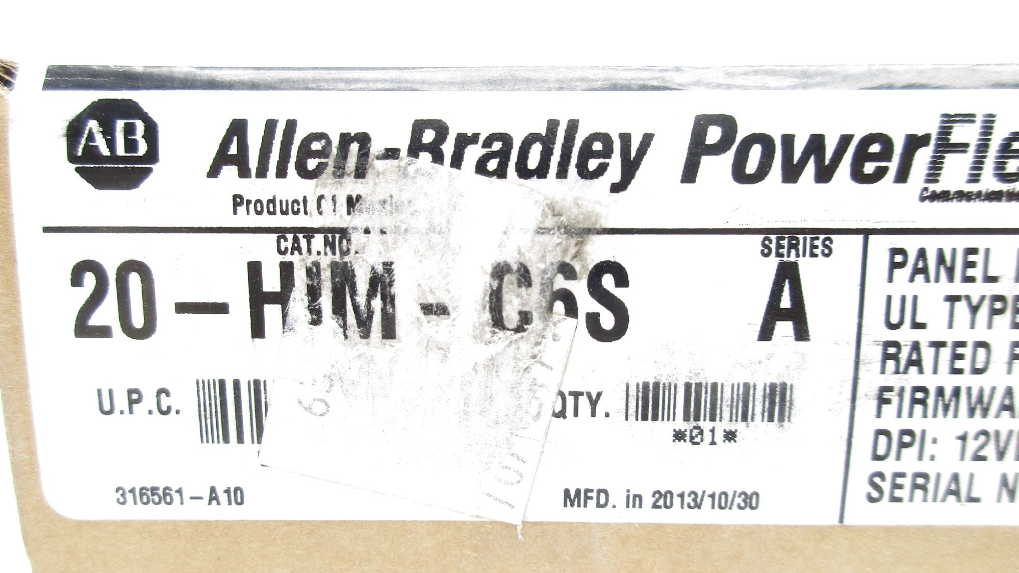 ALLEN BRADLEY 20-HIM-C6S SER. A F/W 2.003 DATE: 2013 NSFS