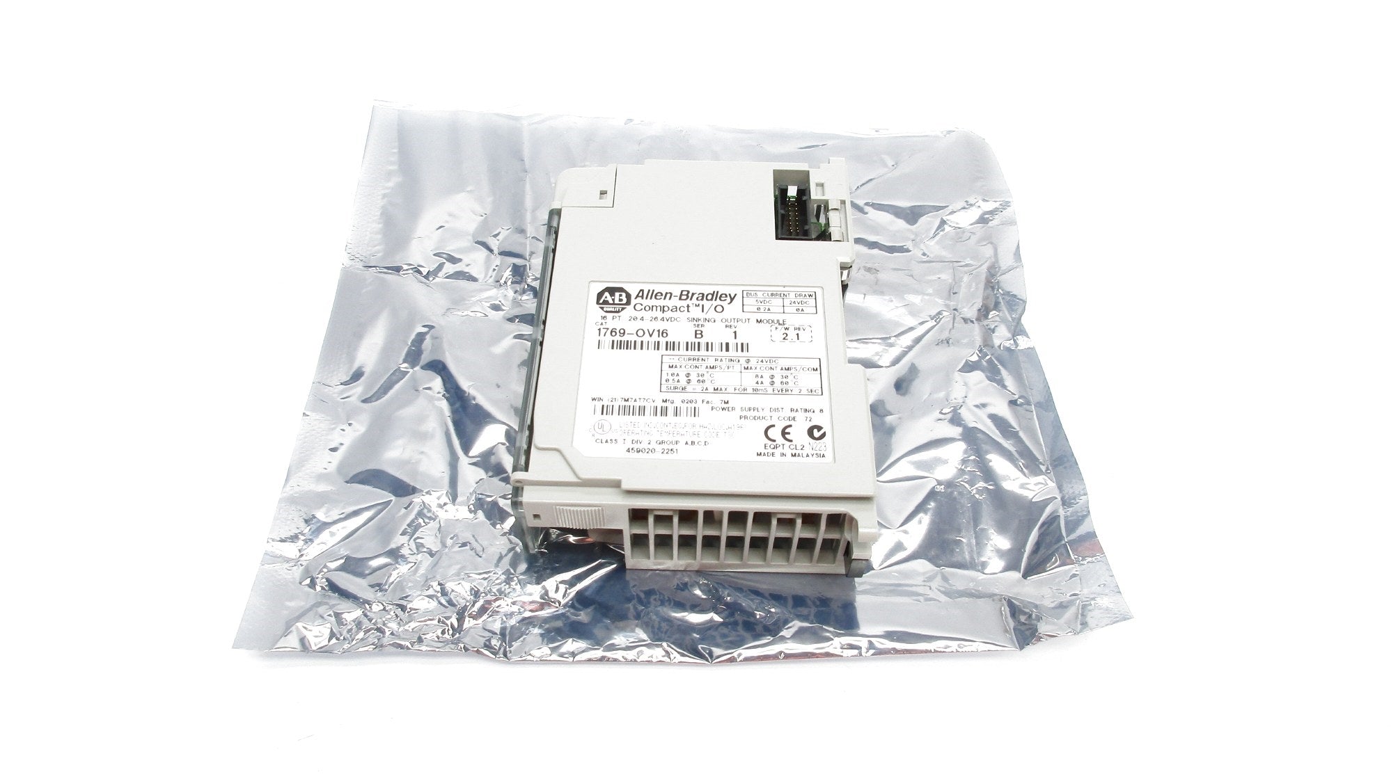 ALLEN BRADLEY 1769-OV16 SER. B F/W 2.1 NSNP