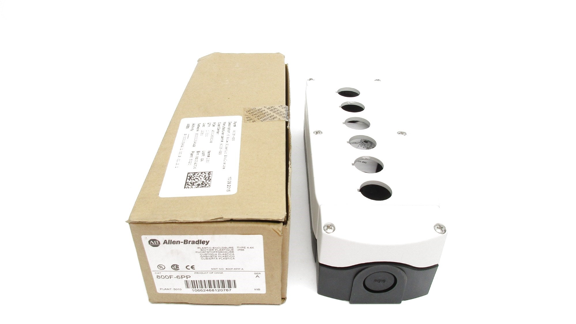 ALLEN BRADLEY 800F-6PP SER. A (BR/WH) NSMP