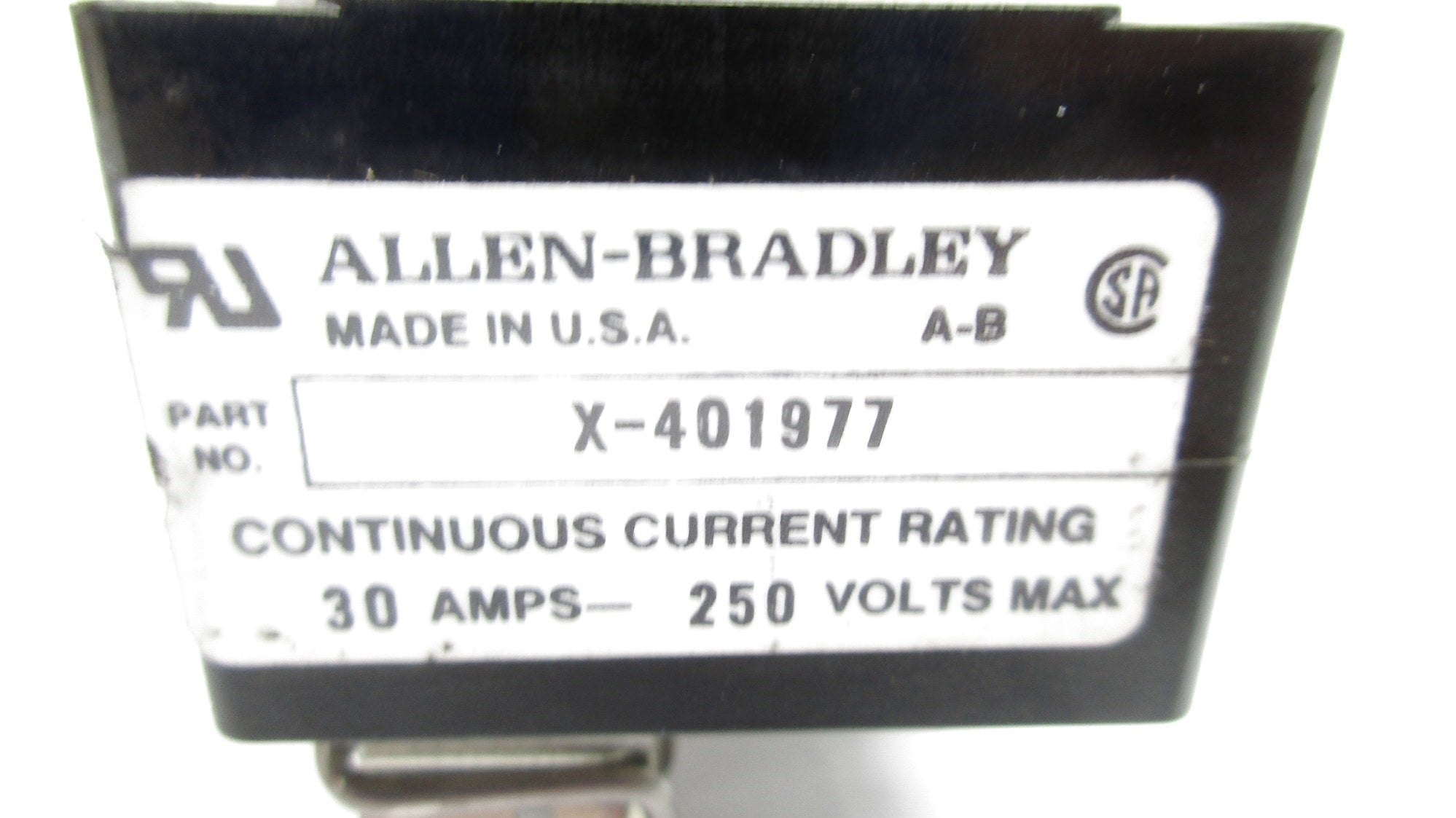ALLEN BRADLEY X-401977 250V 30A NSNP