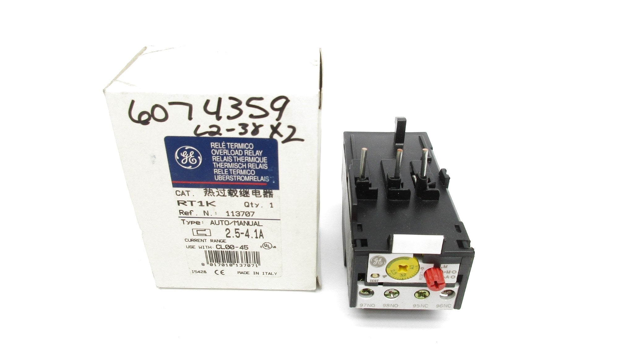 GENERAL ELECTRIC RT1K 2.5-4.1A NSMP
