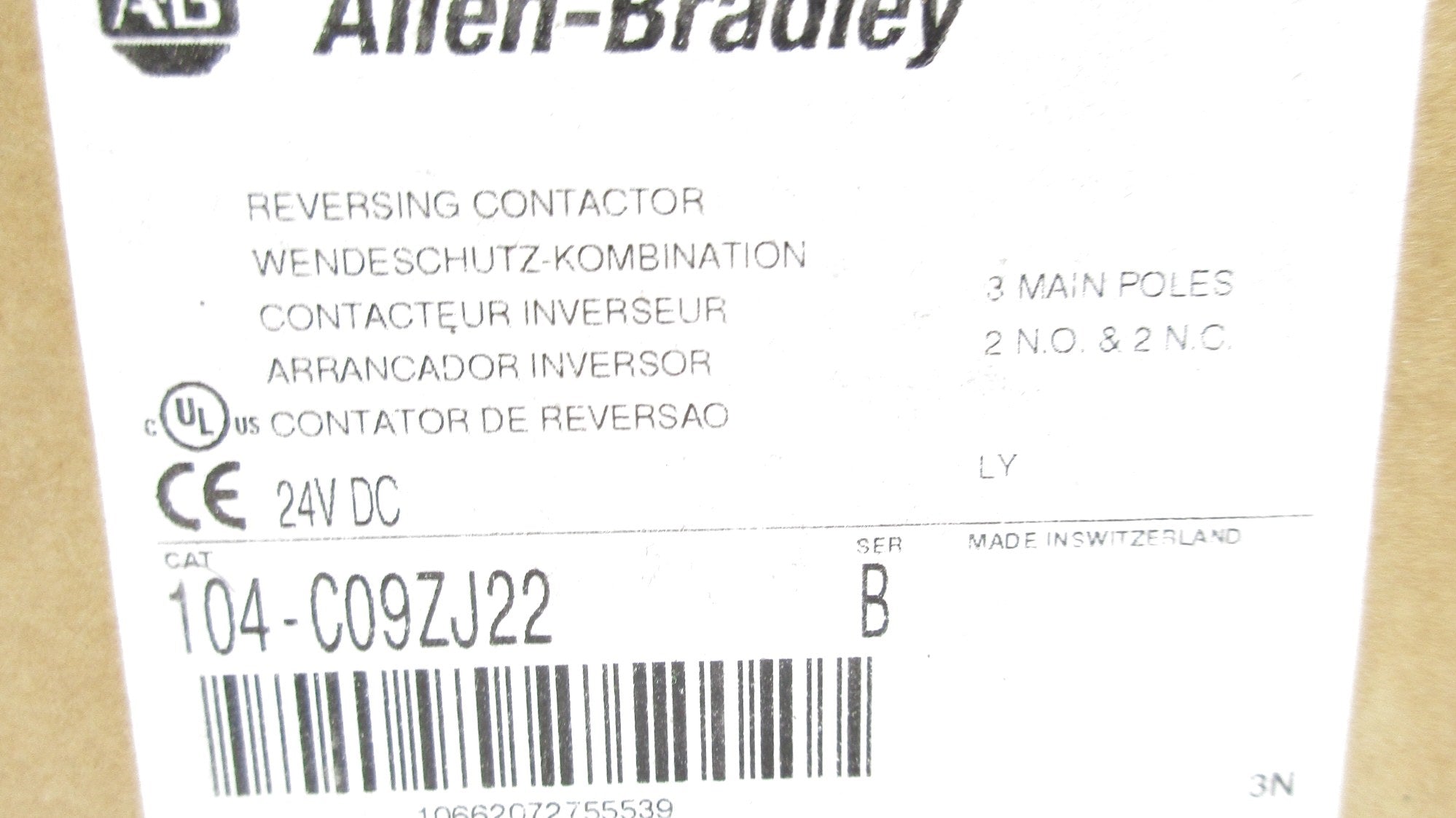 ALLEN BRADLEY 194E-Y63-1753-6N SER. B (BR/WH) NSMP