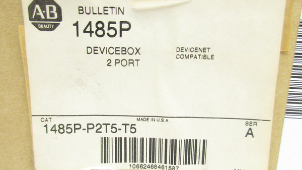 ALLEN BRADLEY 1485P-P2T5-T5 SER. A (BR/WH) NSMP