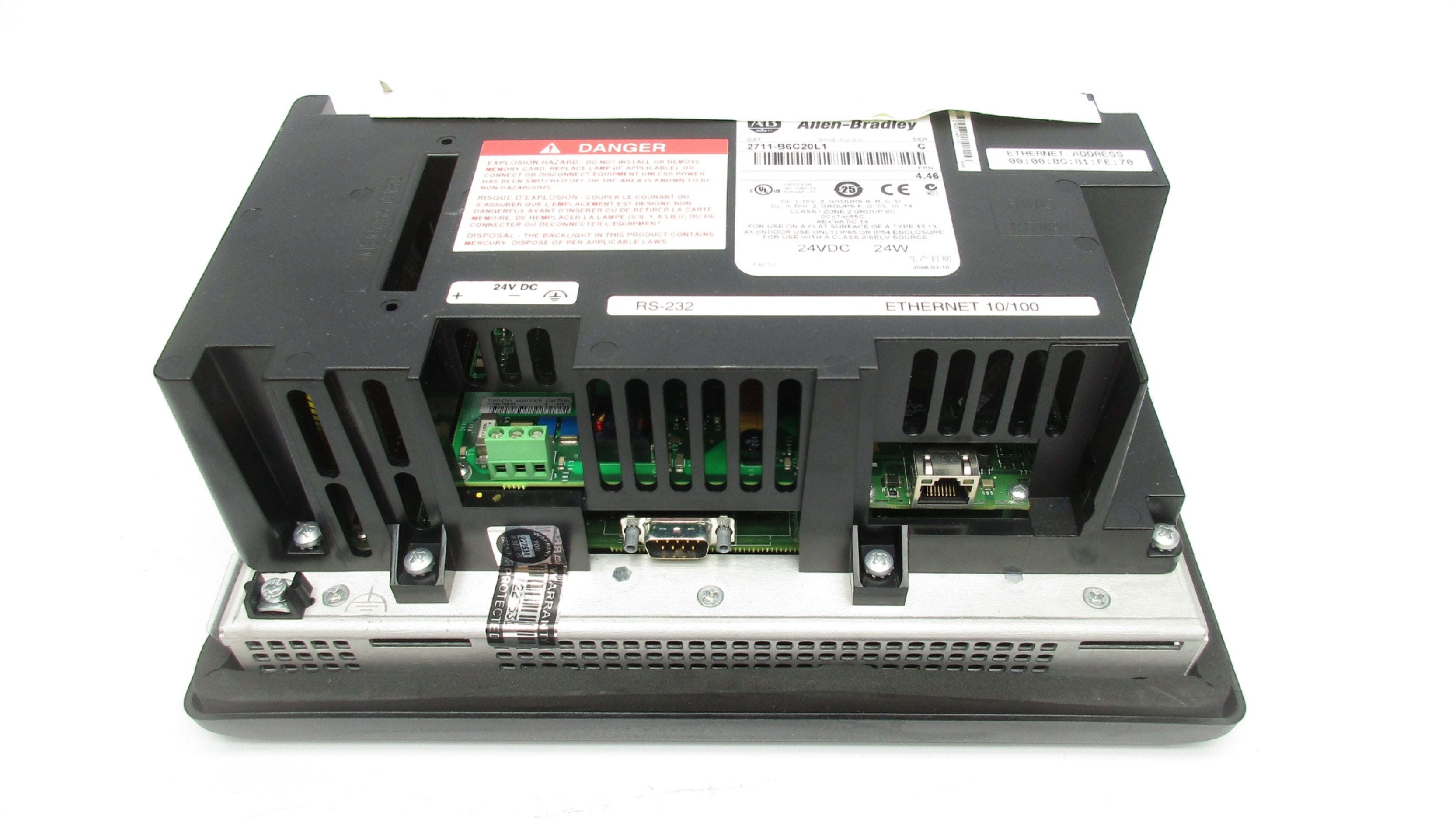 ALLEN BRADLEY 2711-B6C20L1 SER. C F/W 4.46 NSNP