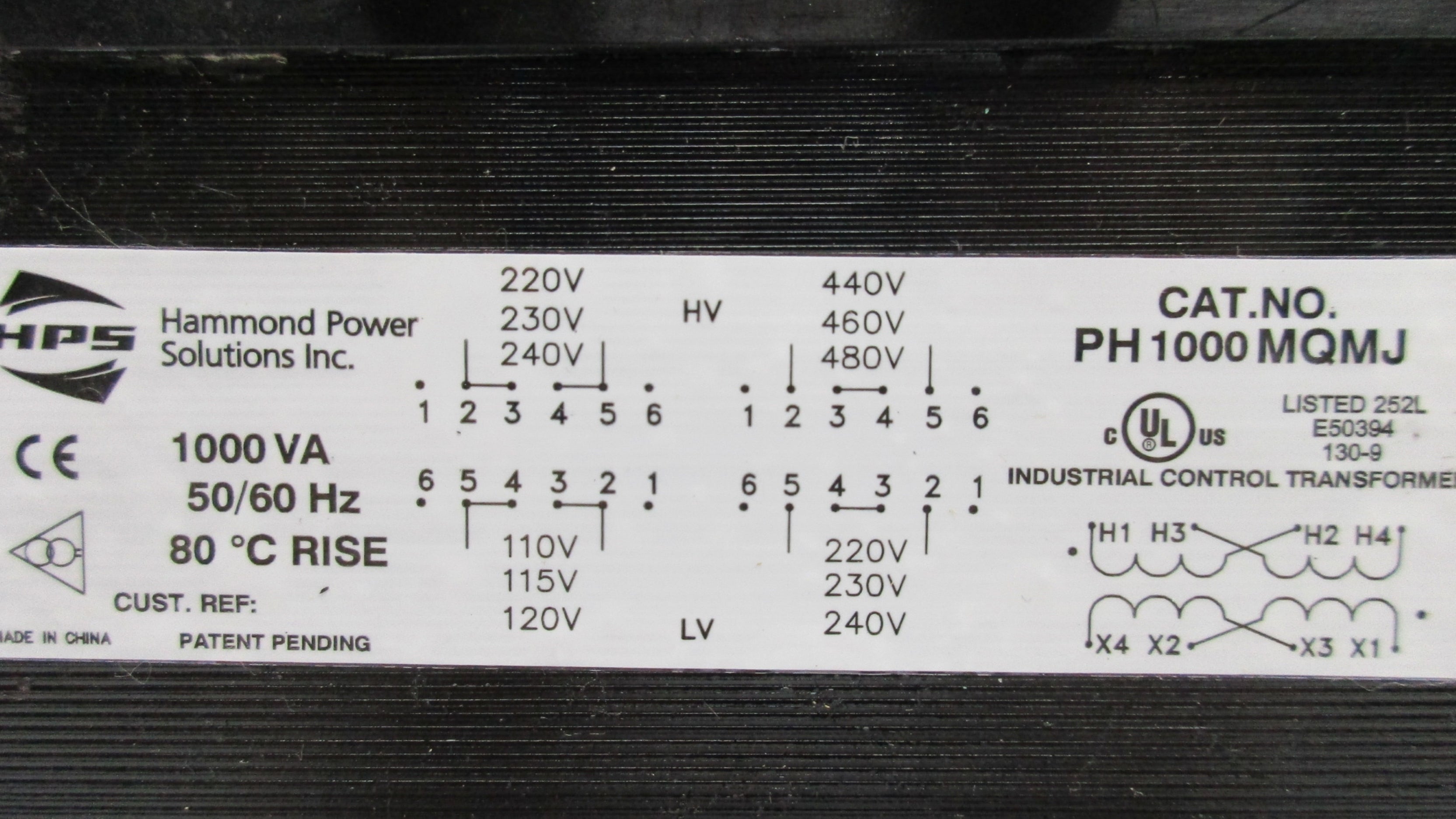 HAMMOND POWER SOLUTIONS PH1000MQMJ NSNP