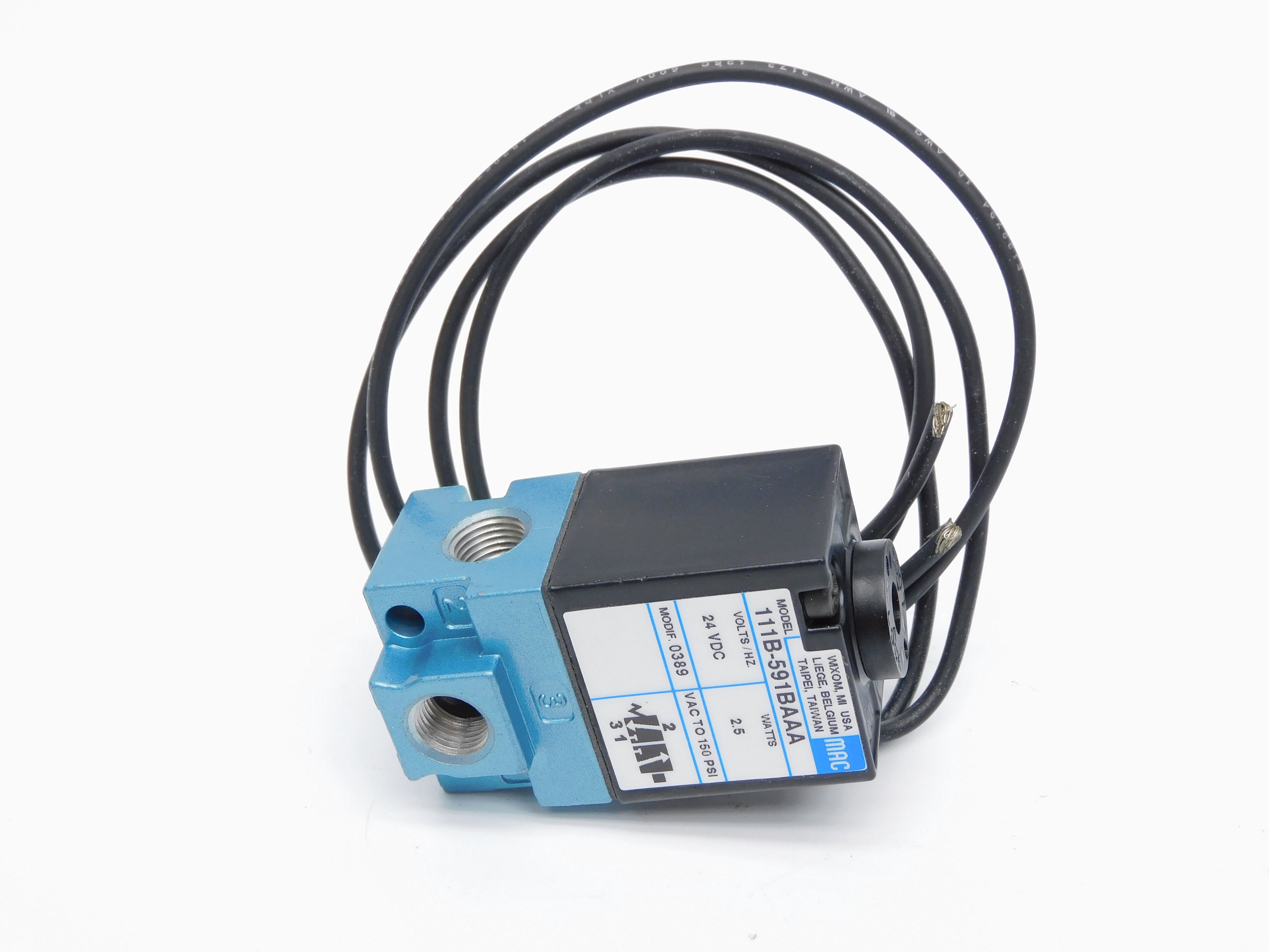 MAC 111B-591BAAA 24VDC 150PSI NSNP