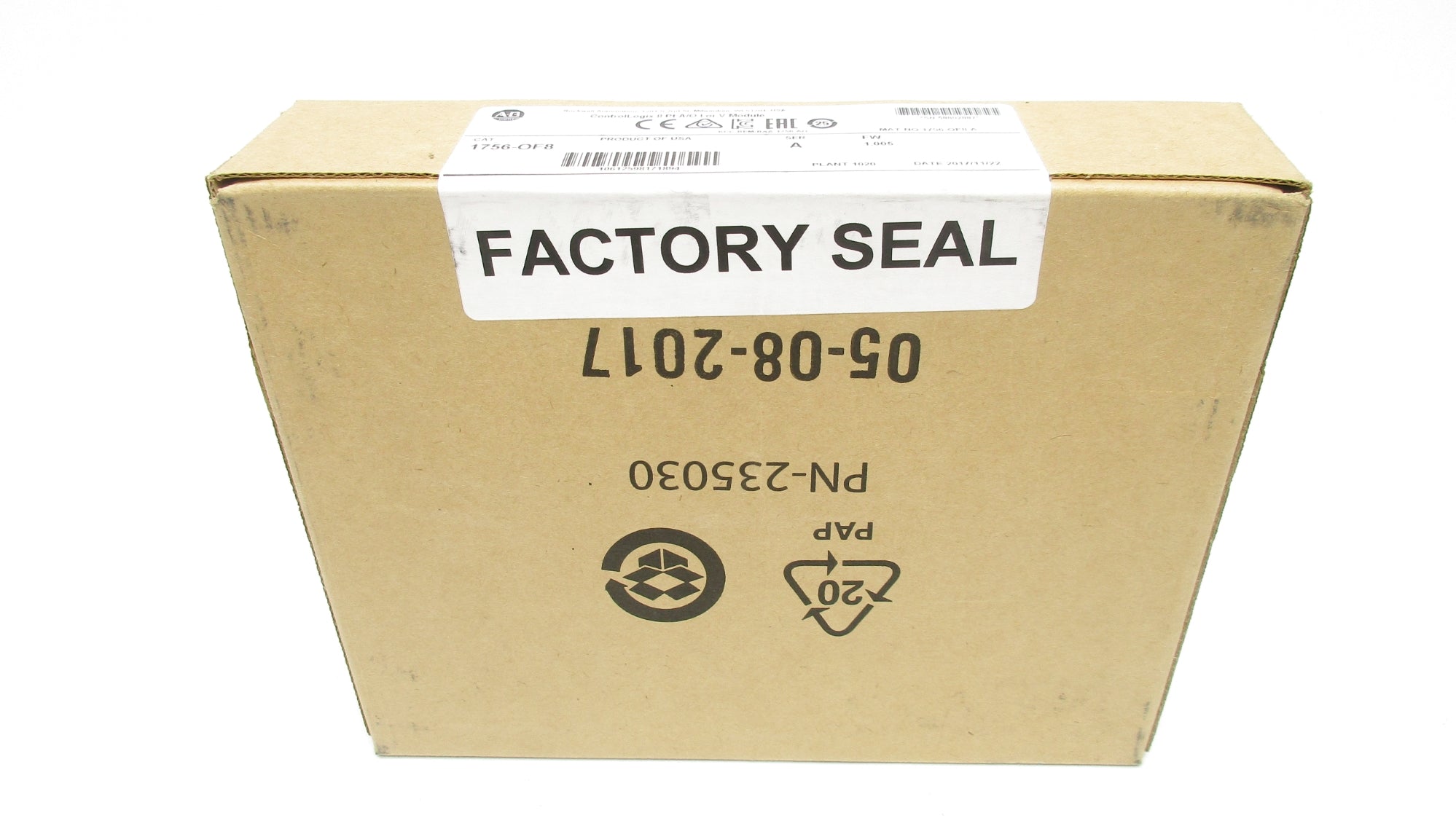 ALLEN BRADLEY 1756-OF8 SER. A F/W 1.005 DATE: 2017 NSFS