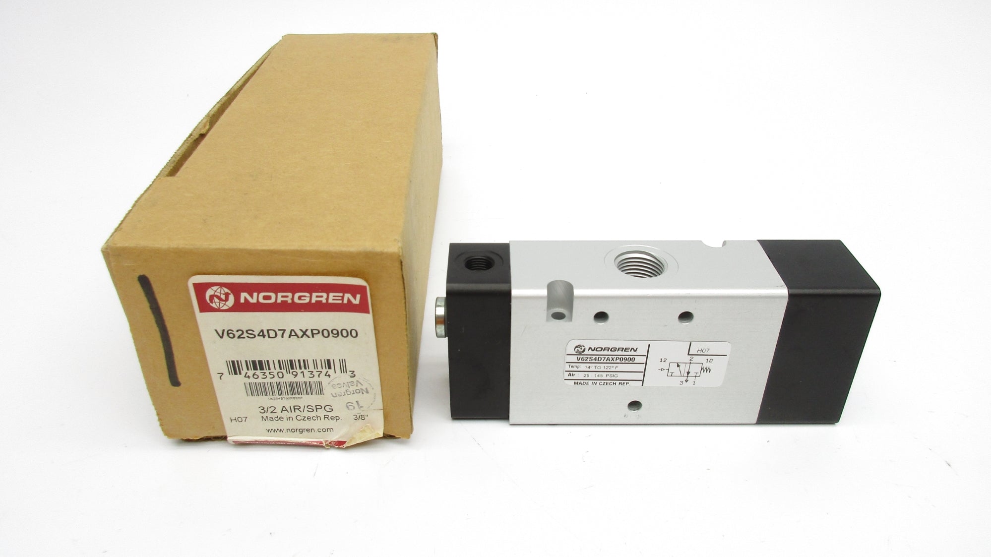 NORGREN V62S4D7AXP0900 29-145PSIG NSMP
