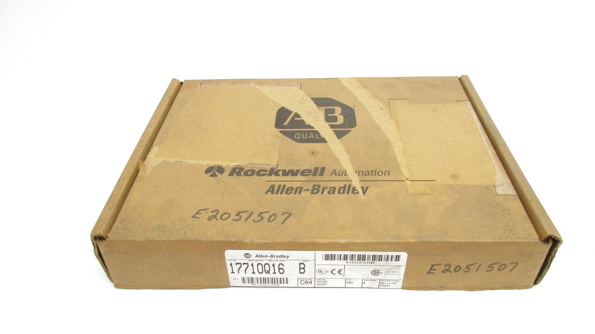 ALLEN BRADLEY 1771-OQ16 SER. B F/W A DATE: 1997 NSFS