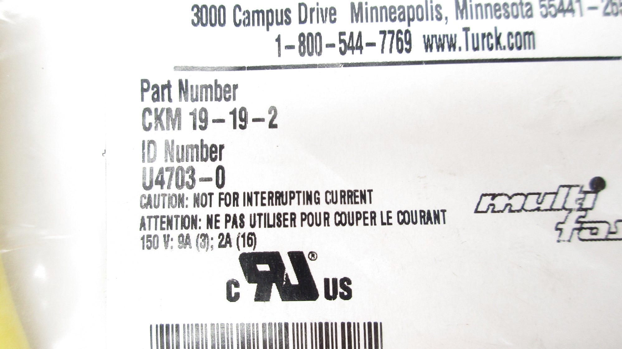 TURCK CKM19-19-2 NSMP