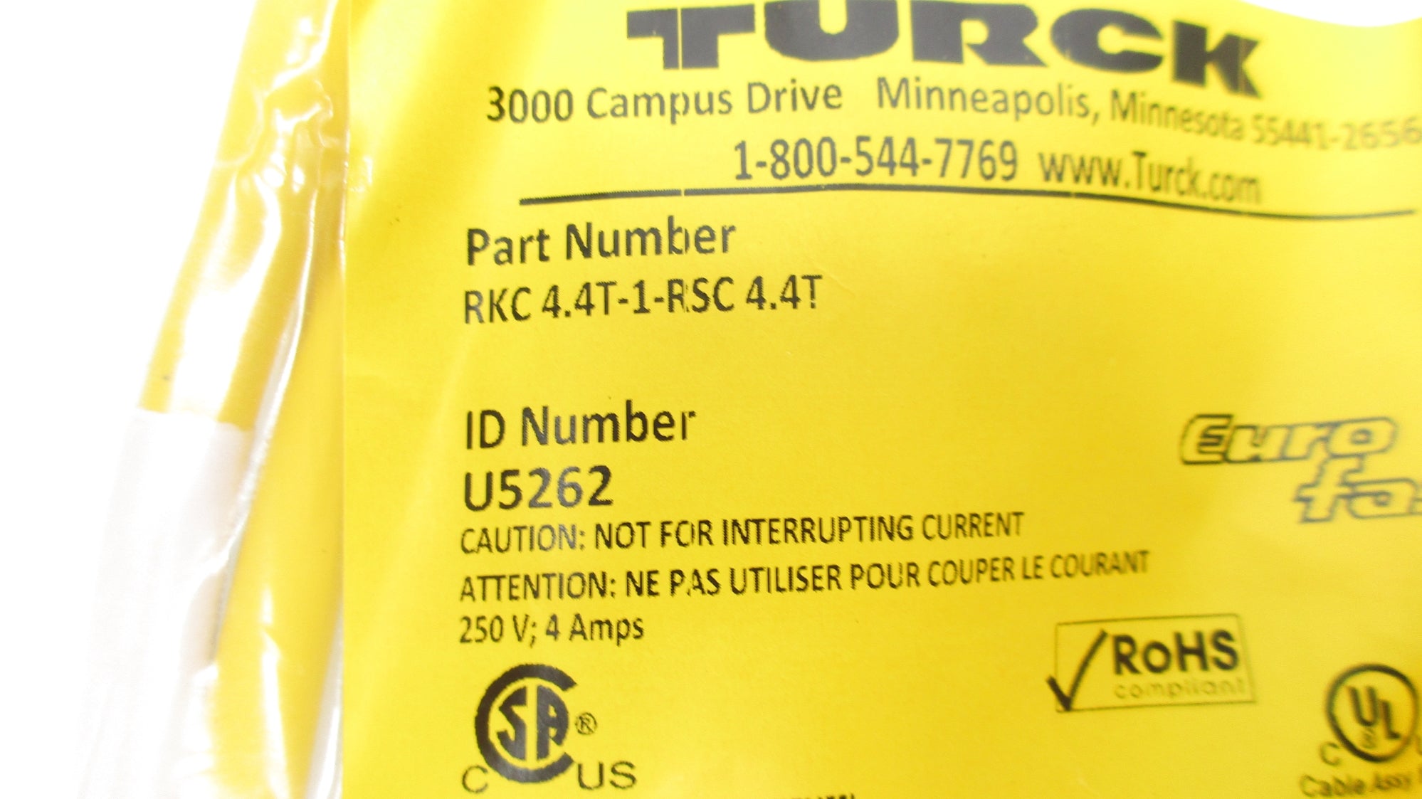TURCK RKC4.4T-1-RSC4.4T NSMP