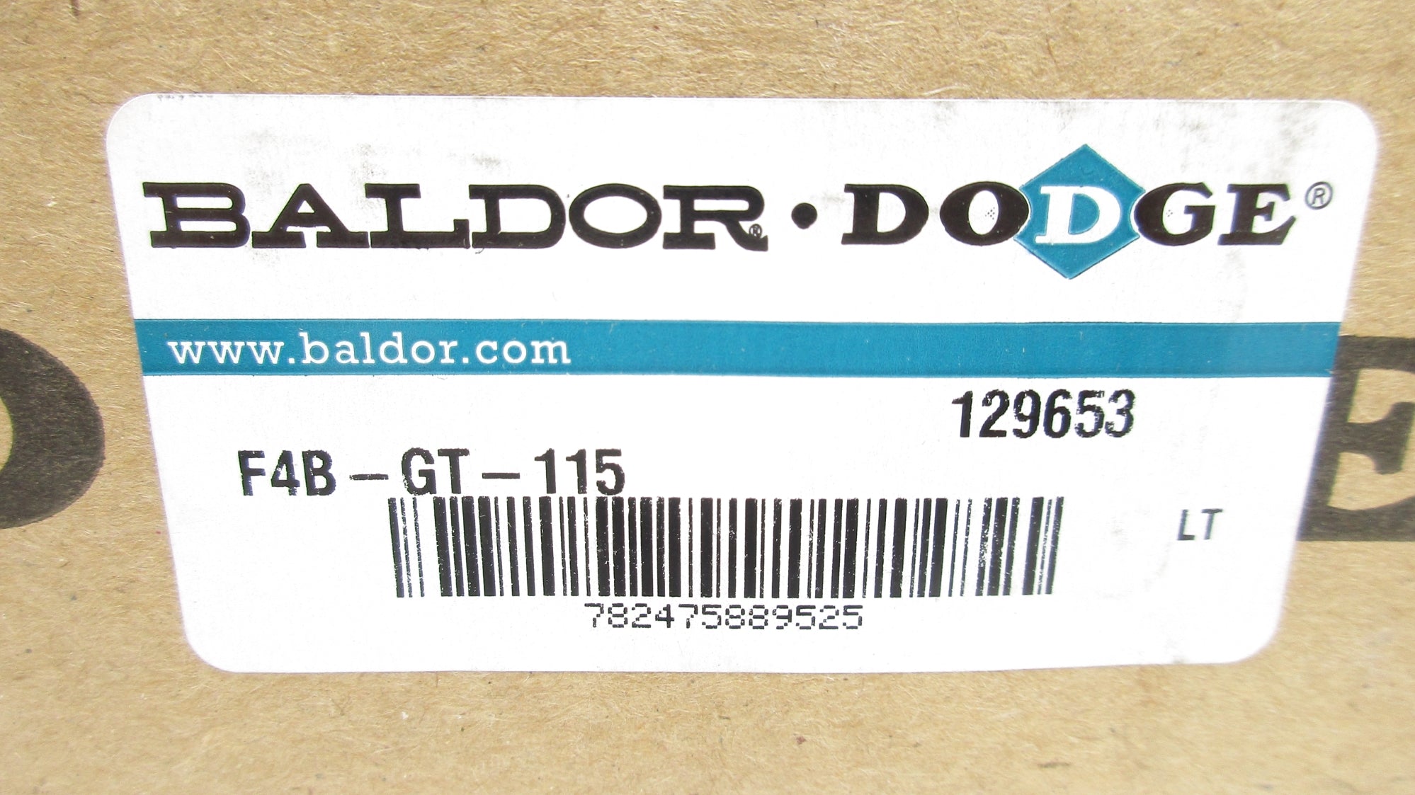 BALDOR DODGE 129653 F4B-GT-115 NSMP