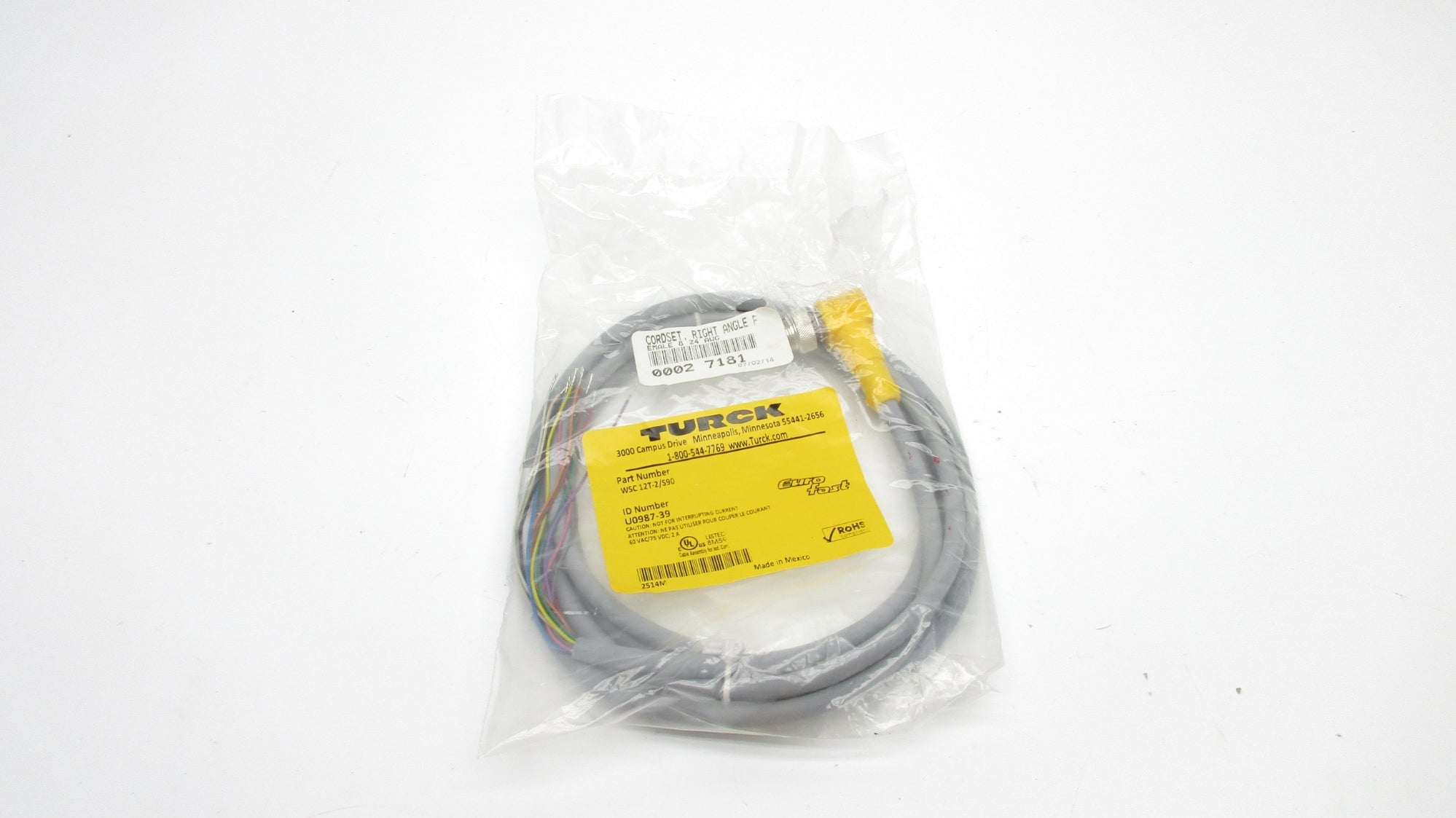 TURCK WSC12T-2/S90 NSMP