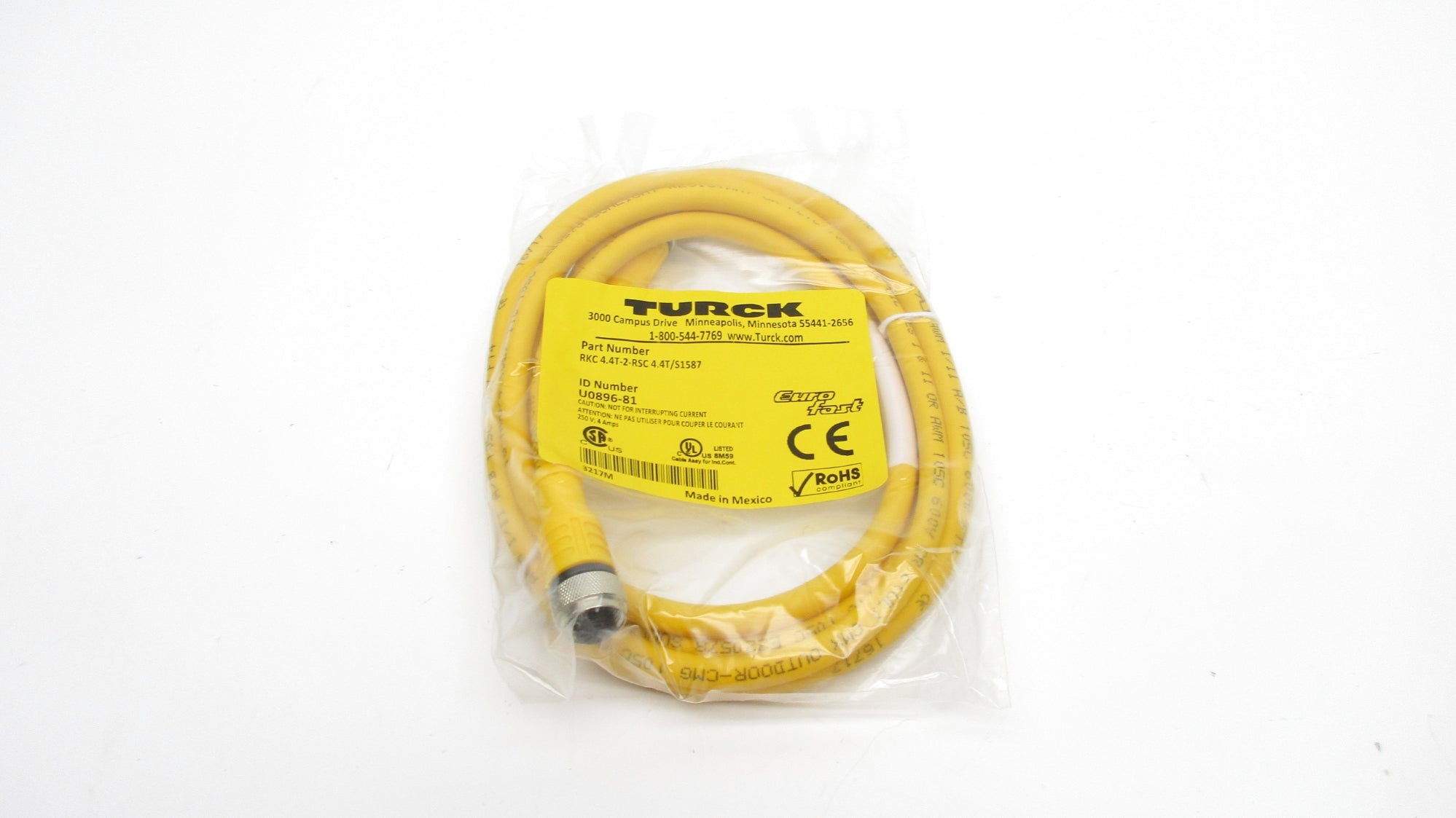 TURCK RKC4.4T-2-RSC4.4T/S1587 NSMP