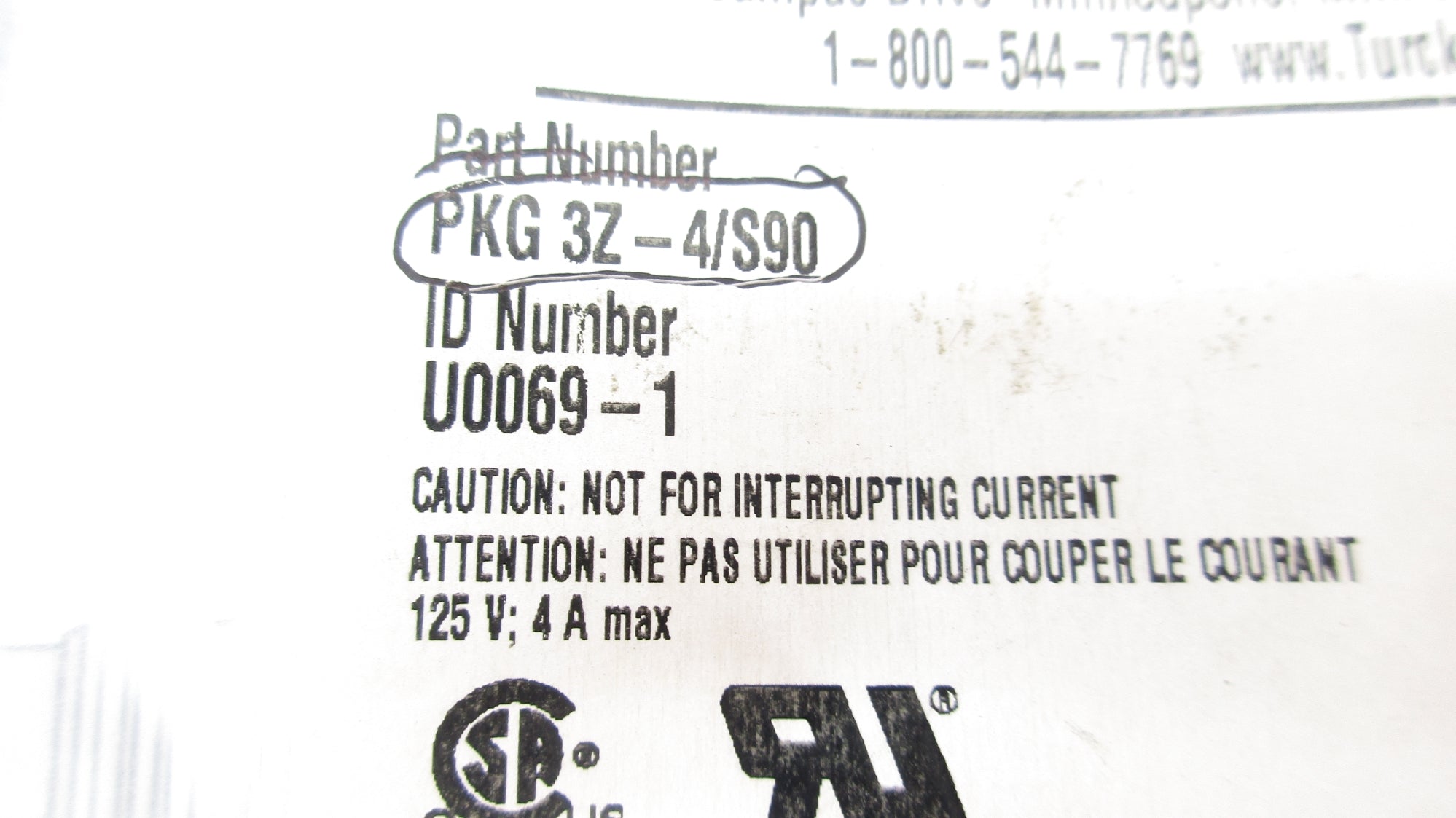 TURCK PKG3Z-4/S90 NSMP