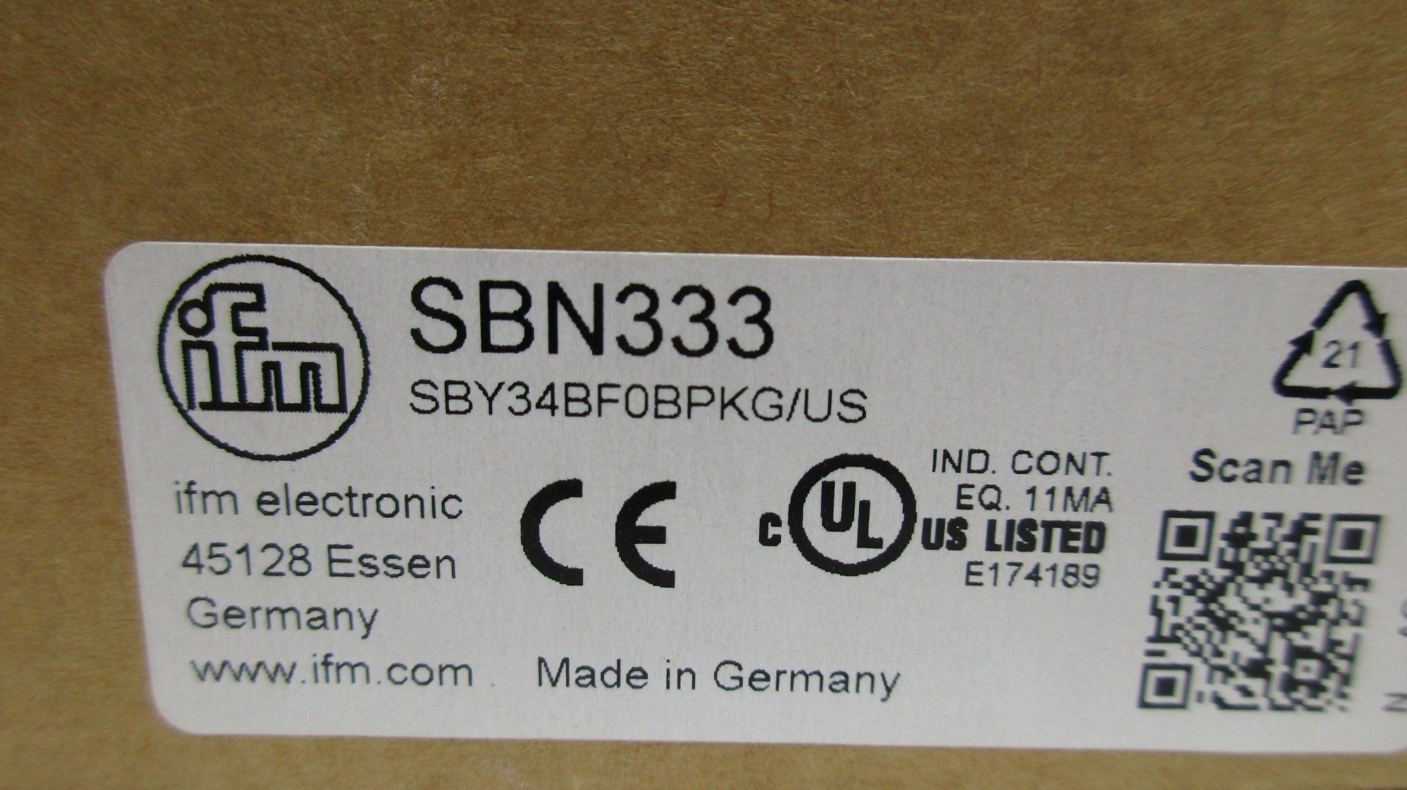 IFM EFECTOR SBN333 NSMP
