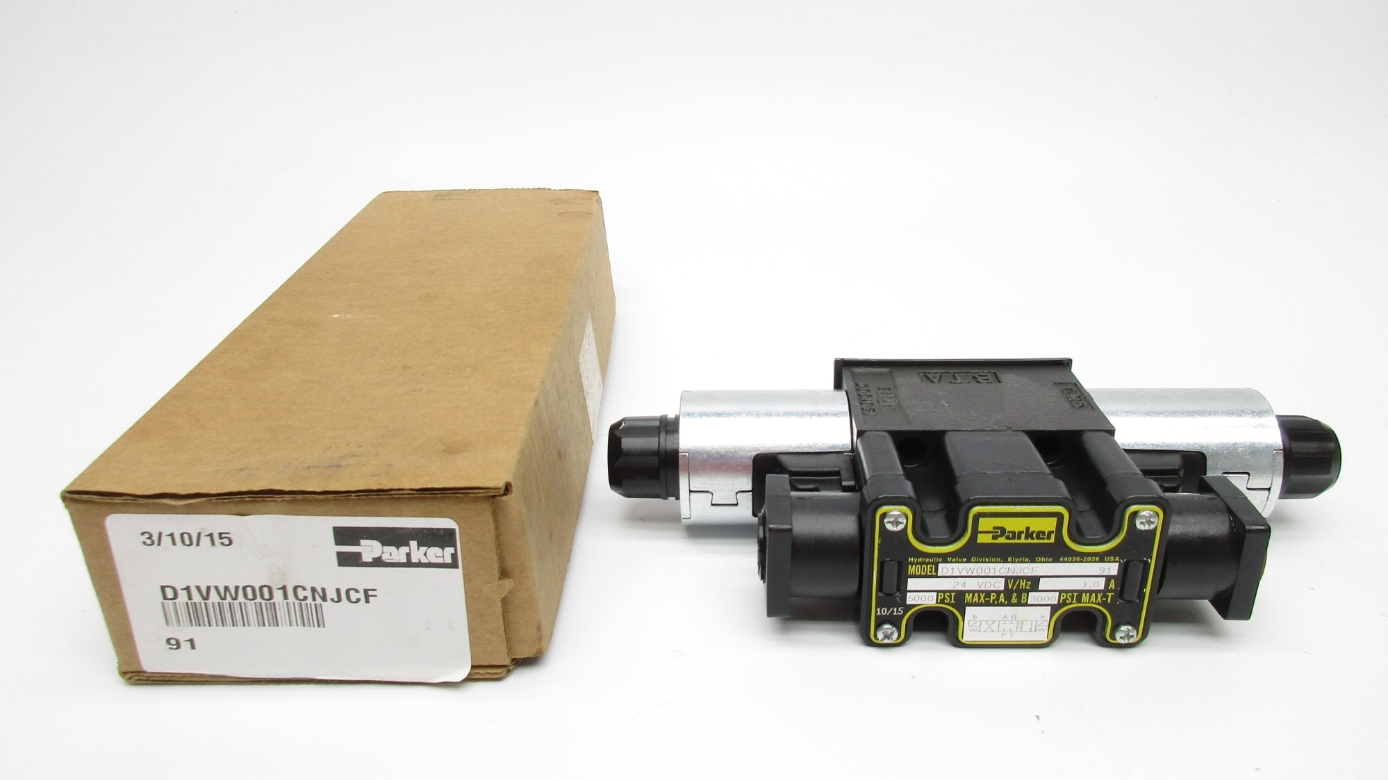 PARKER D1VW001CNJCF-91 5000PSI 24VDC NSMP