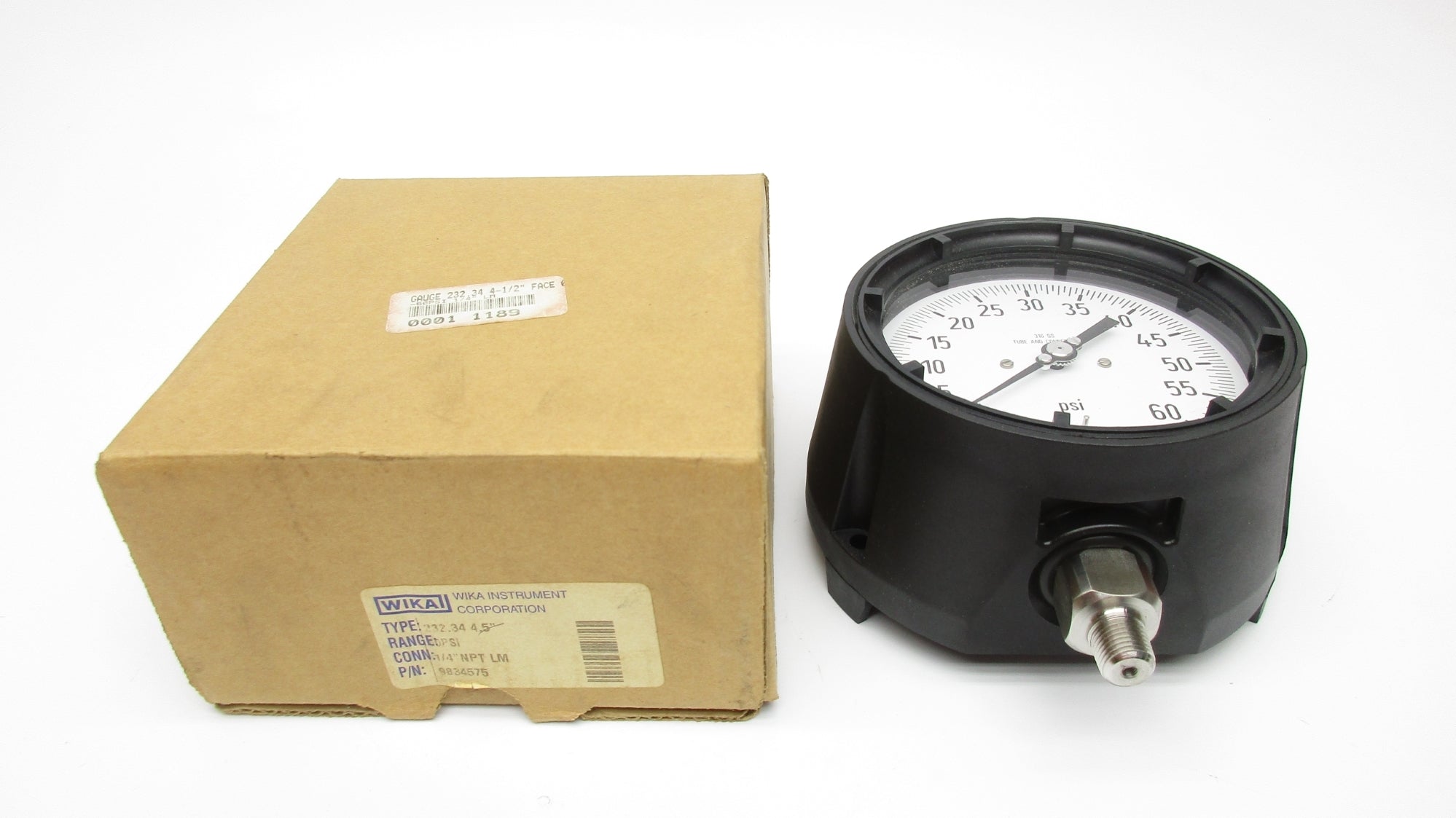 WIKA 9834575 232.344.5" 60PSI NSMP