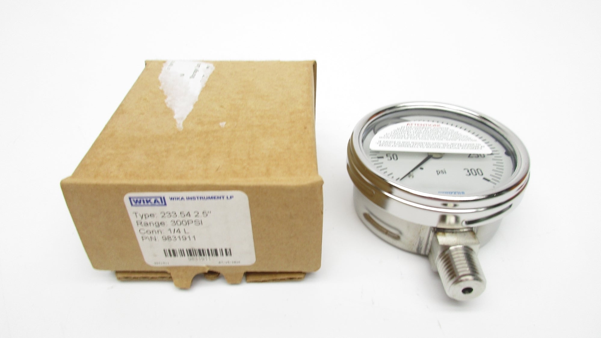 WIKA 9831911 233.542.5" 300PSI NSMP