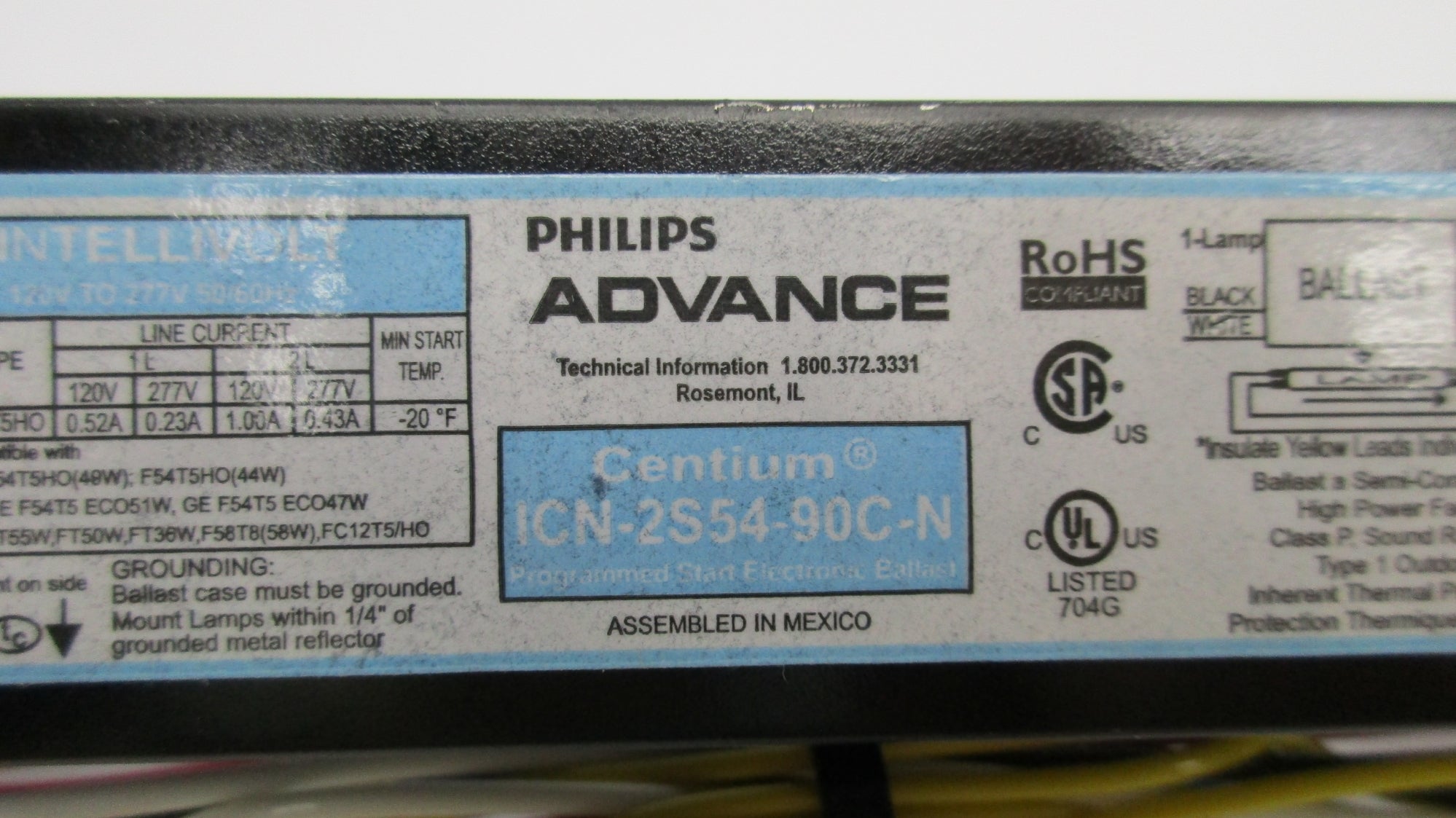 ADVANCE ICN-2S54-90C-N NSNP