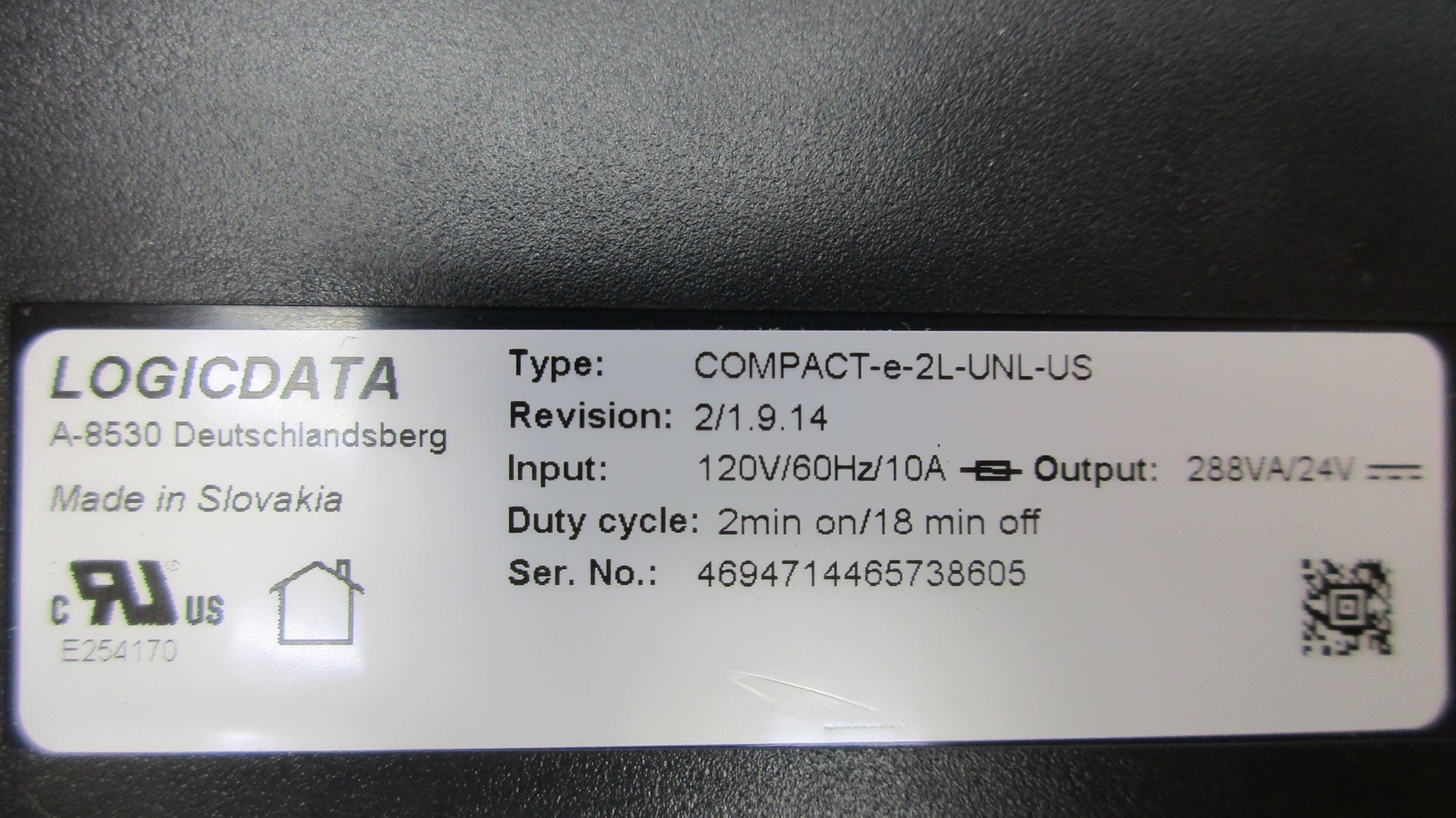 LOGICDATA COMPACT-E-2L-UNL-US NSNP – MRO Global Solutions