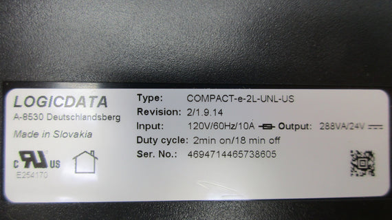 LOGICDATA COMPACT-E-2L-UNL-US NSNP – MRO Global Solutions