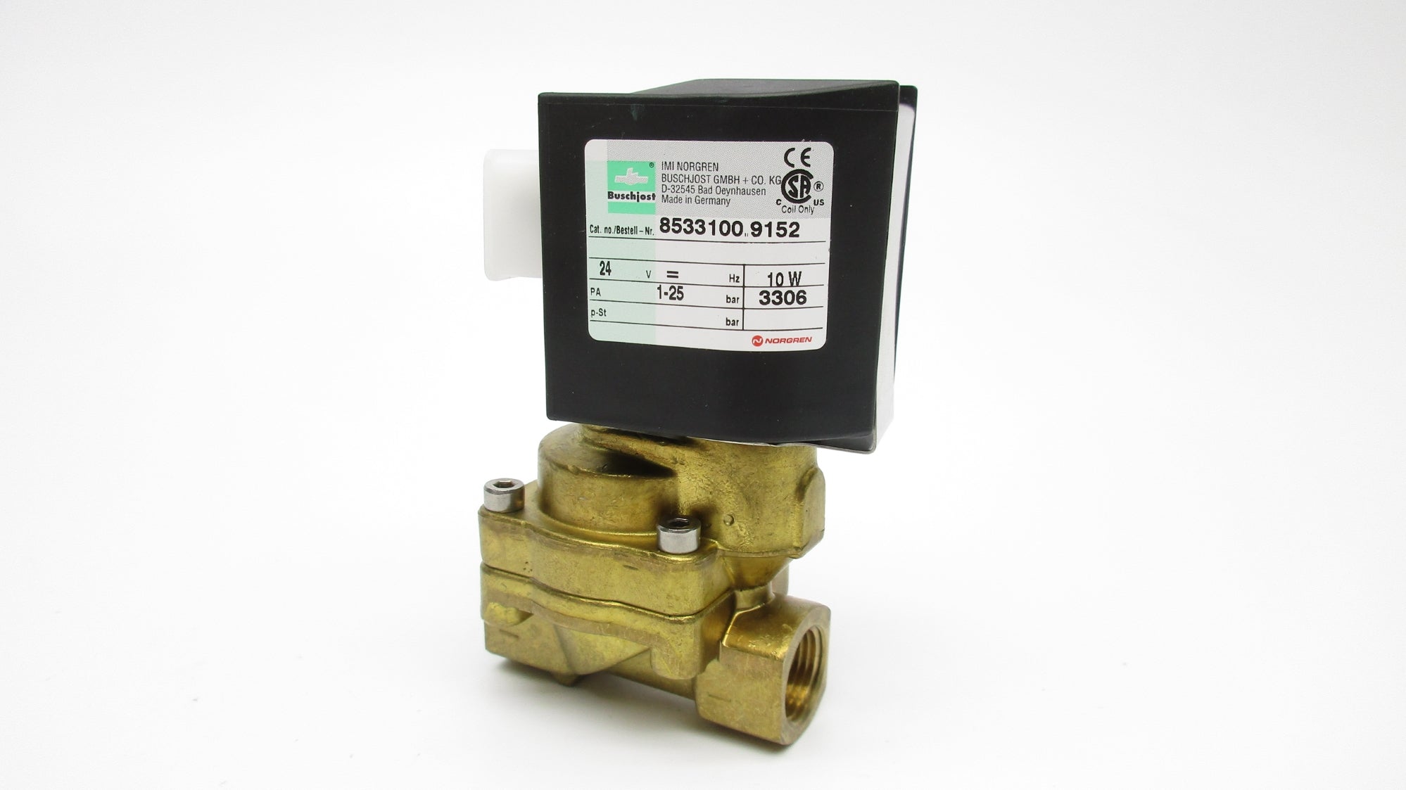 BUSHJOST 8533100.9152 24V 1-25PSI NSNP