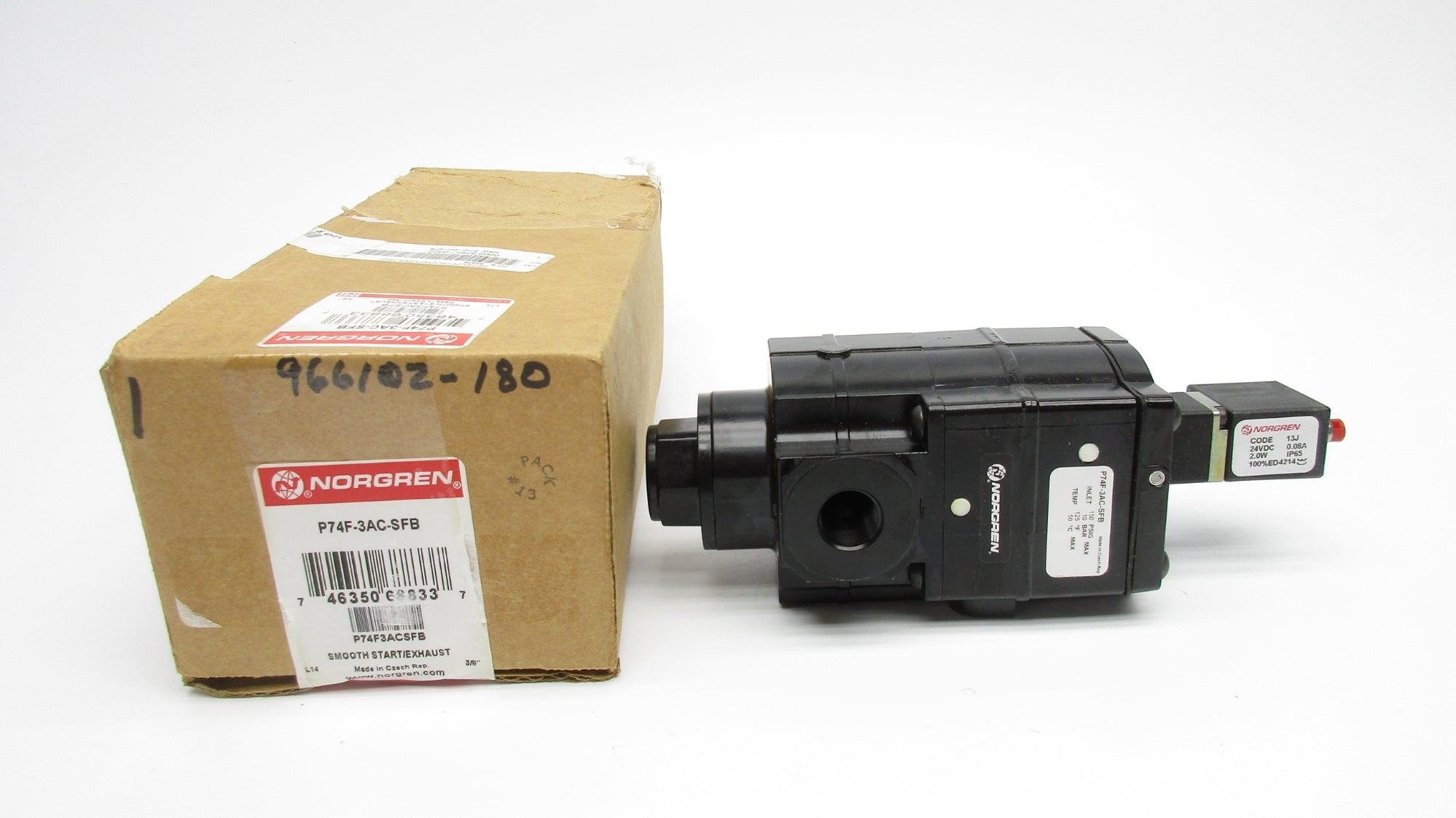 NORGREN P74F-3AC-SFB 24VDC 150PSIG NSNP