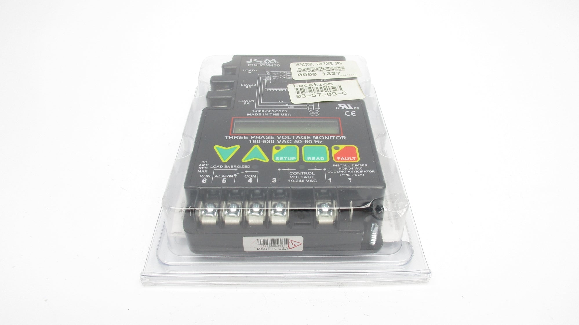 ICM CONTROLS 3UW93 ICM450 NSMP