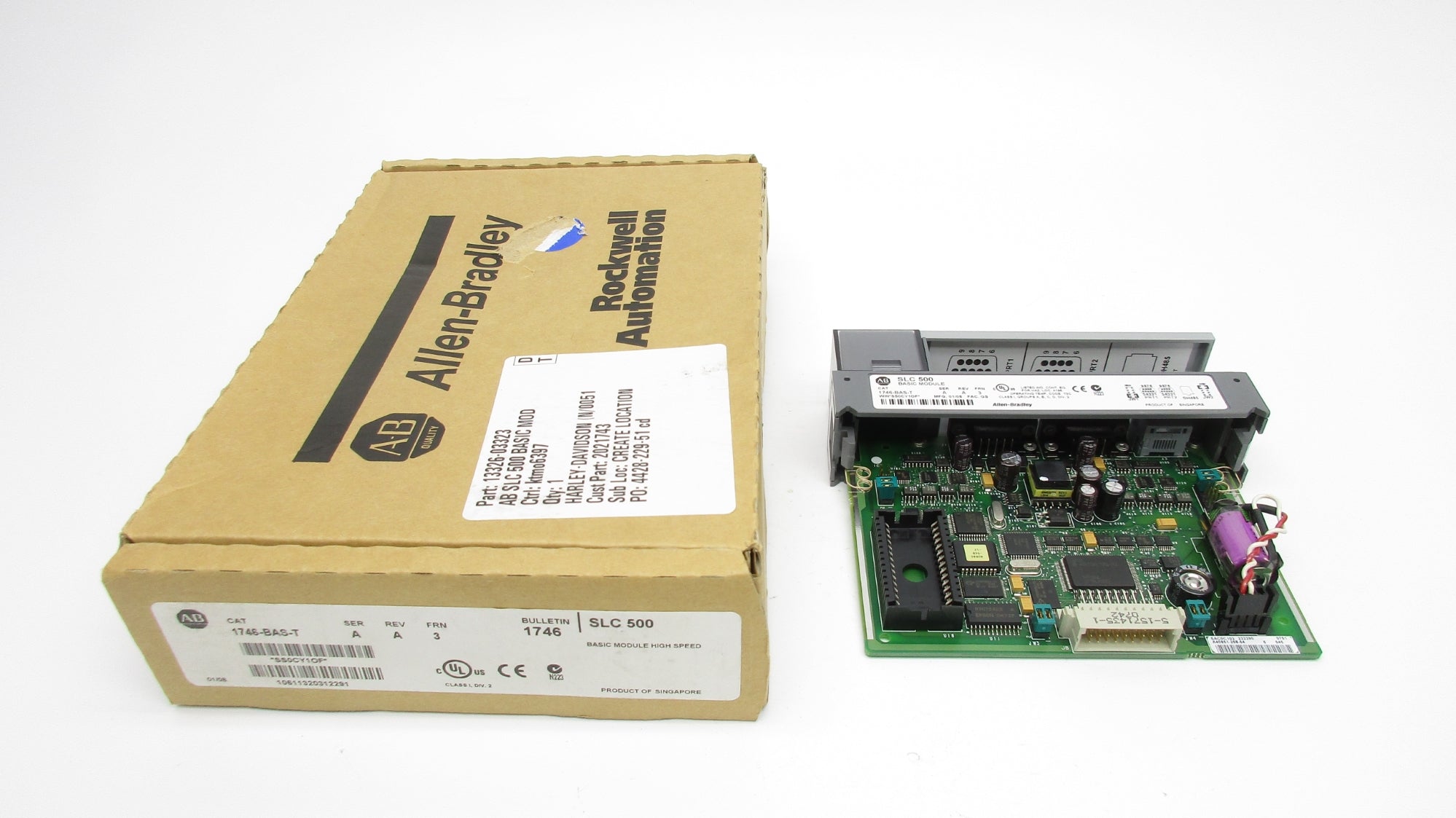 ALLEN BRADLEY 1746-BAS-T SER. A F/W 3 NSMP