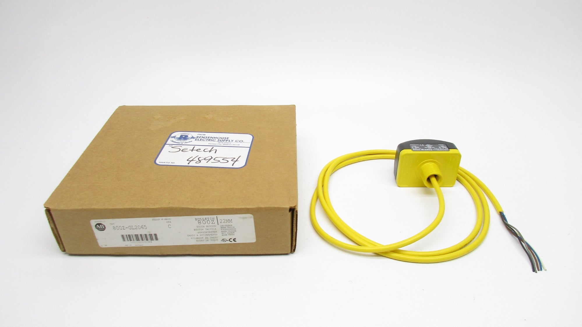 ALLEN BRADLEY 800Z-GL2065 SER. C (BR/WH) NSMP