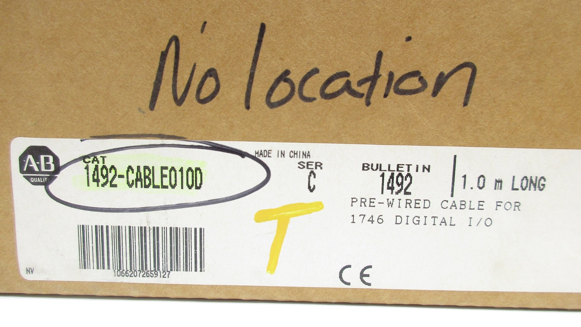 ALLEN BRADLEY 1492-CABLE010D SER. C (BR/WH) NSMP
