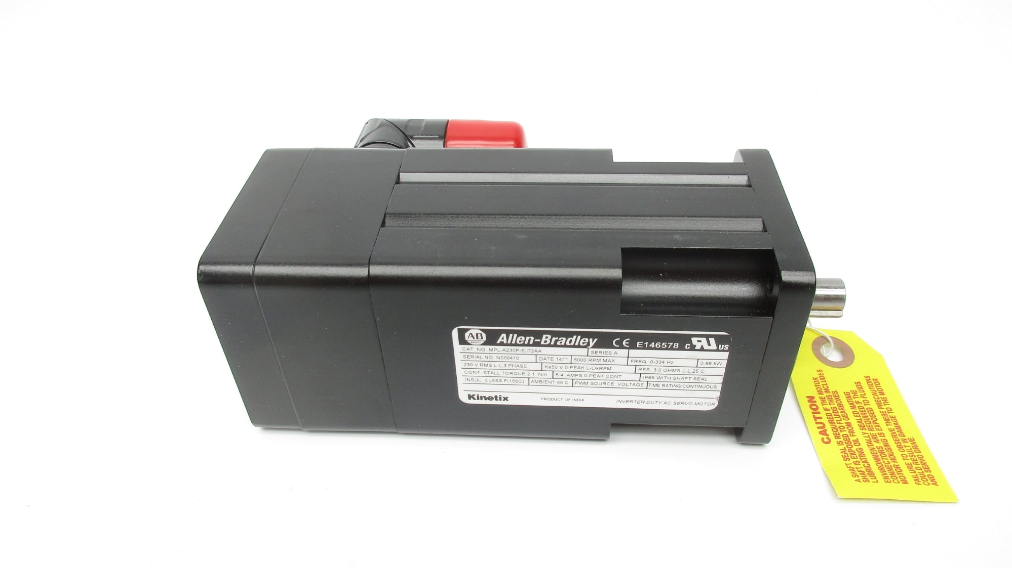 ALLEN BRADLEY MPL-A230P-EJ72AA SER. A (BR/WH) NSMP