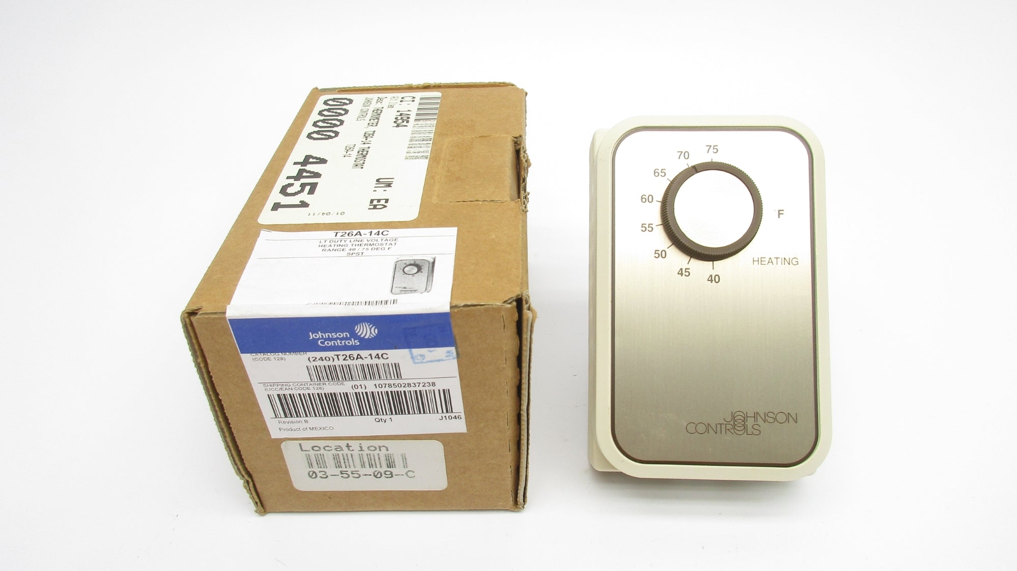 JOHNSON CONTROLS T26A-14C NSMP