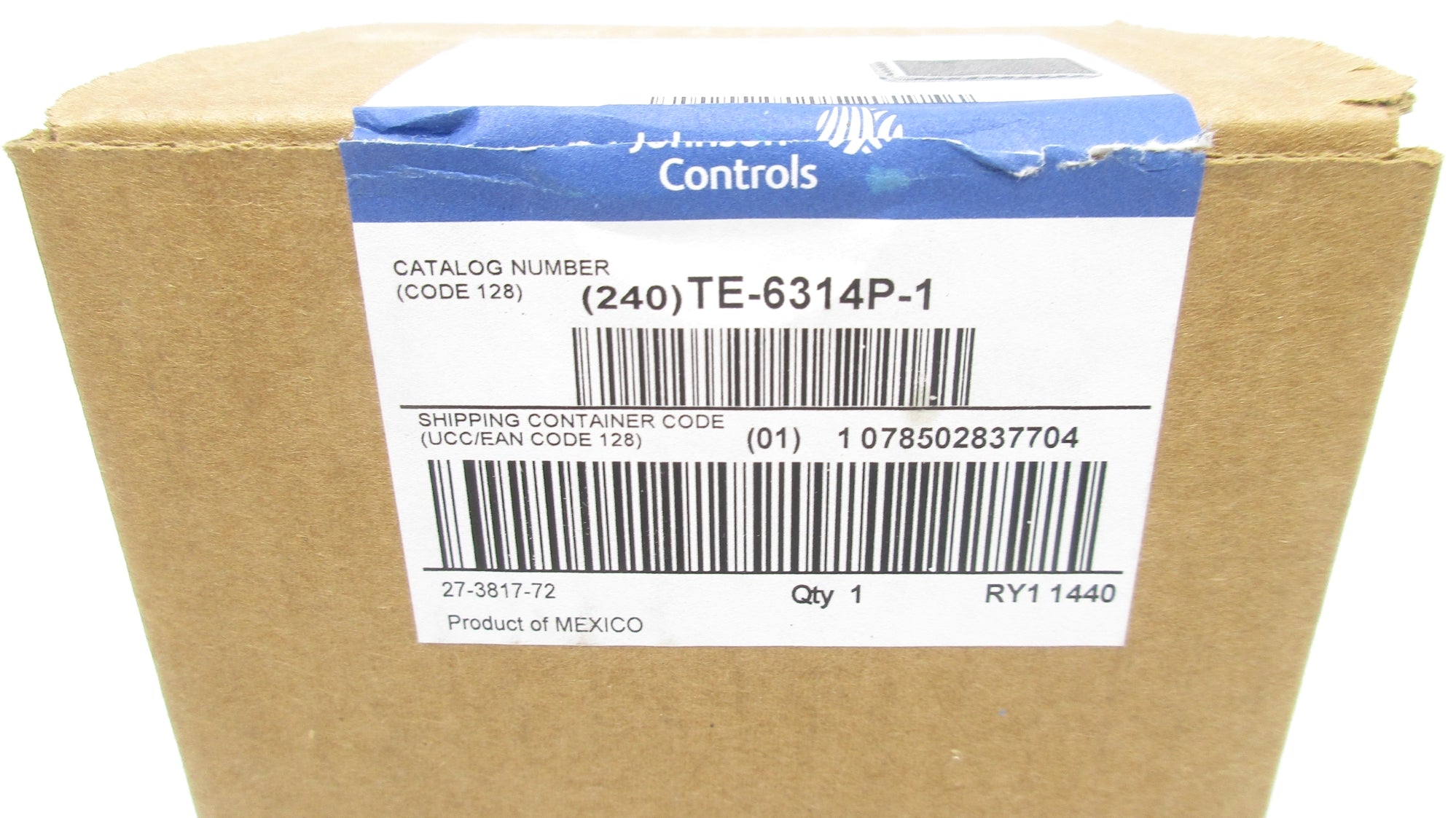 JOHNSON CONTROLS TE-6314P-1 NSMP
