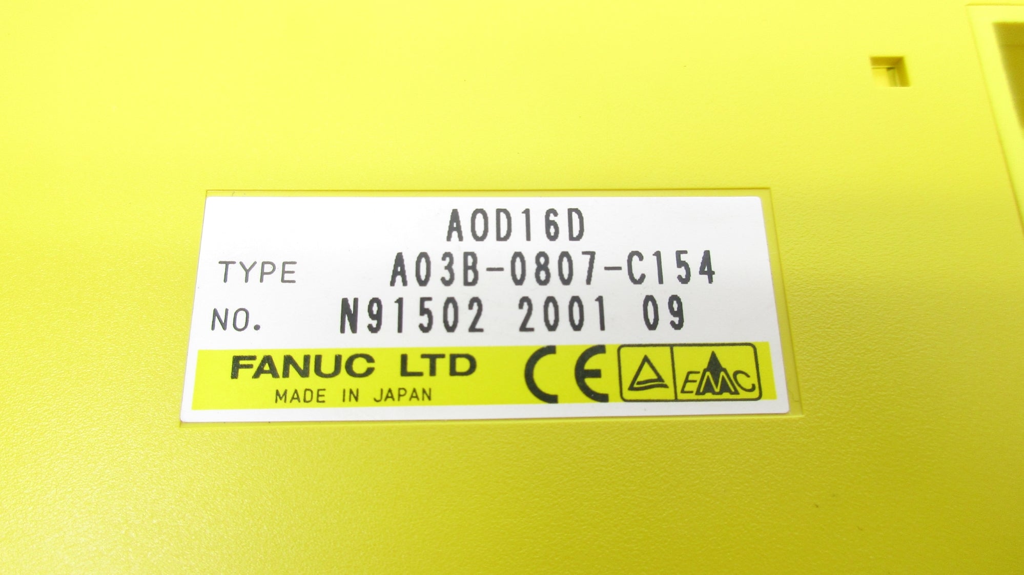 FANUC A03B-0807-C154 AOD16D NSNP