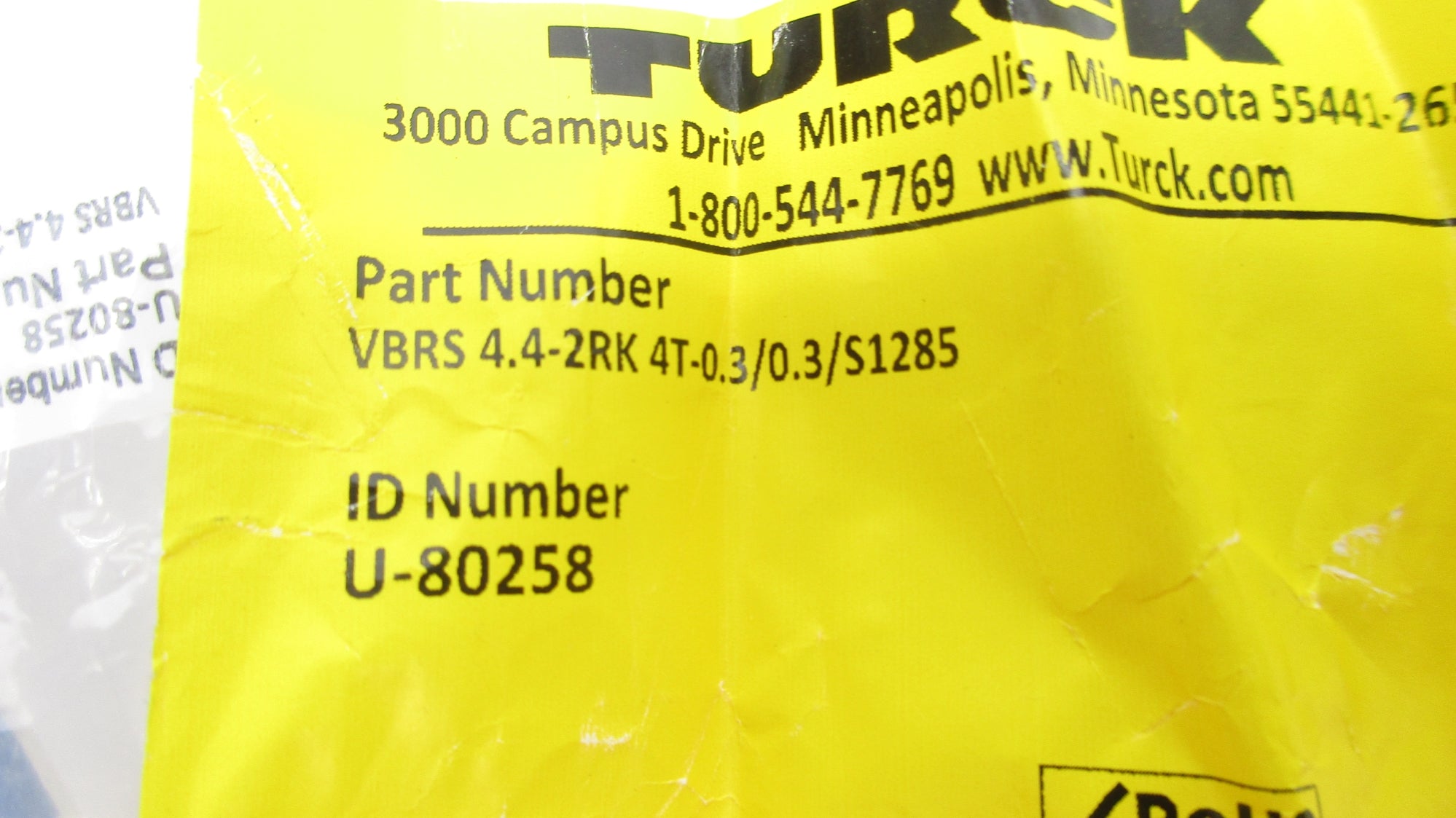 TURCK VBRS4.4-2RK4T-0.3/0.3/S1285 NSMP