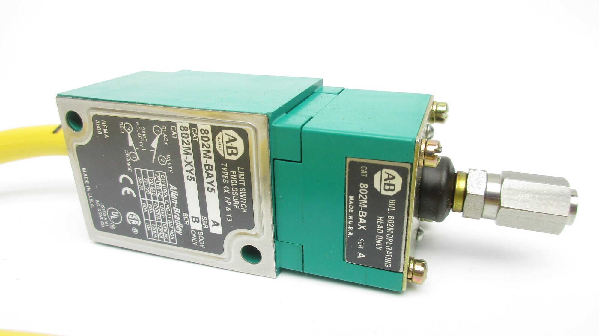 ALLEN BRADLEY 802M-BAY5 SER. A (BR/WH) NSMP