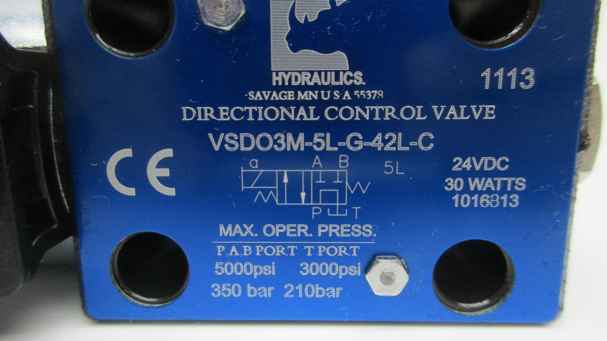 CONTINENTAL HYDRAULICS VSDO3M-5L-G-42L-C 24VDC 3000PSI NSNP