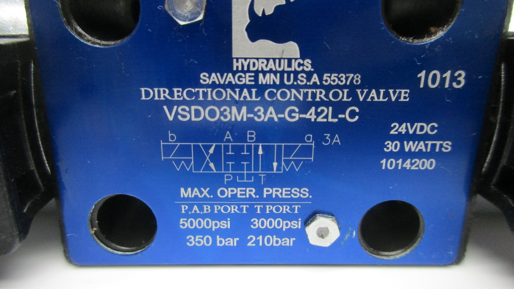 CONTINENTAL HYDRAULICS VSDO3M-3A-G-42L-C 24VDC 3000PSI NSNP
