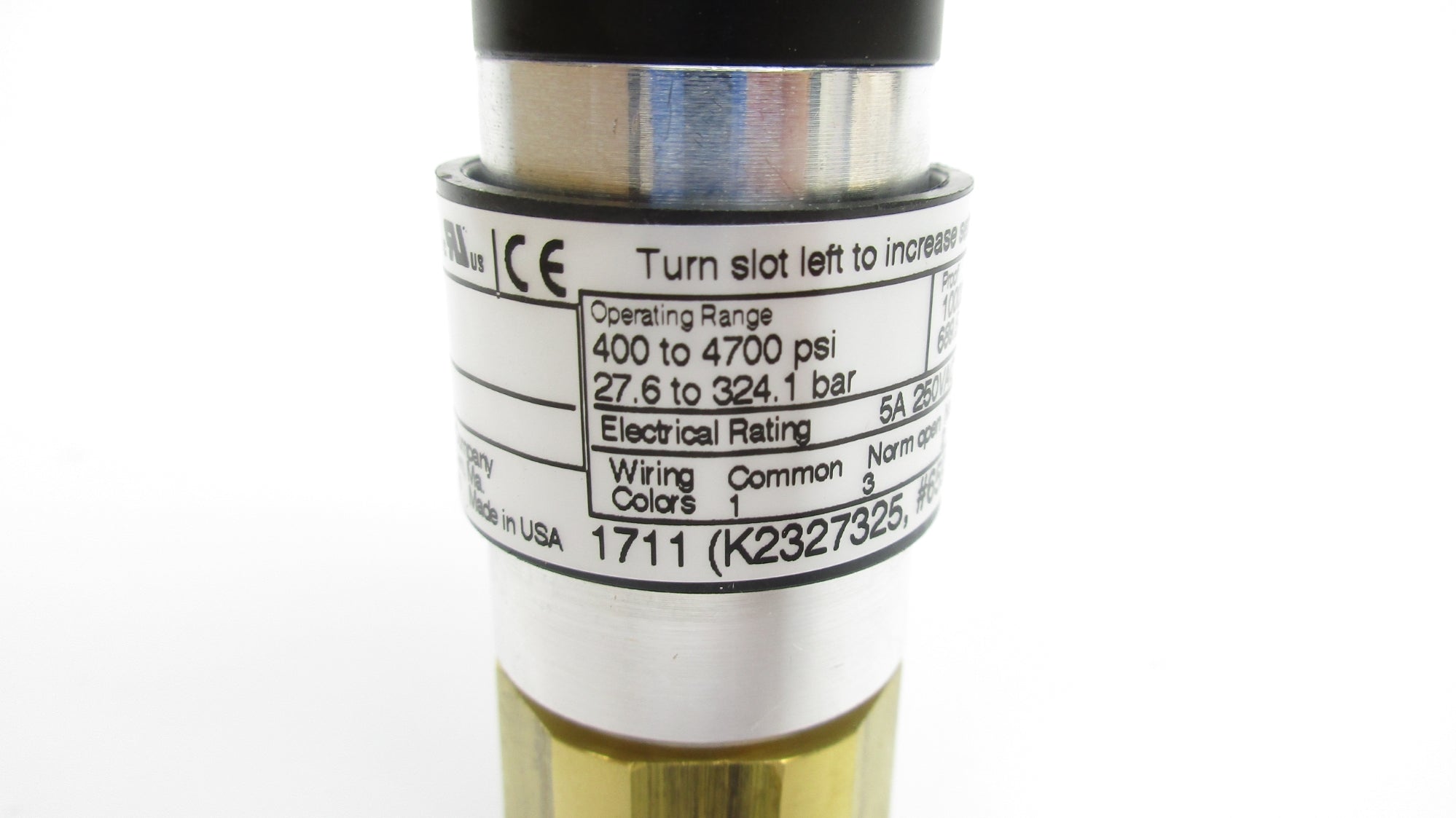 UNITED ELECTRIC 10-F15 400-4700PSI NSMP