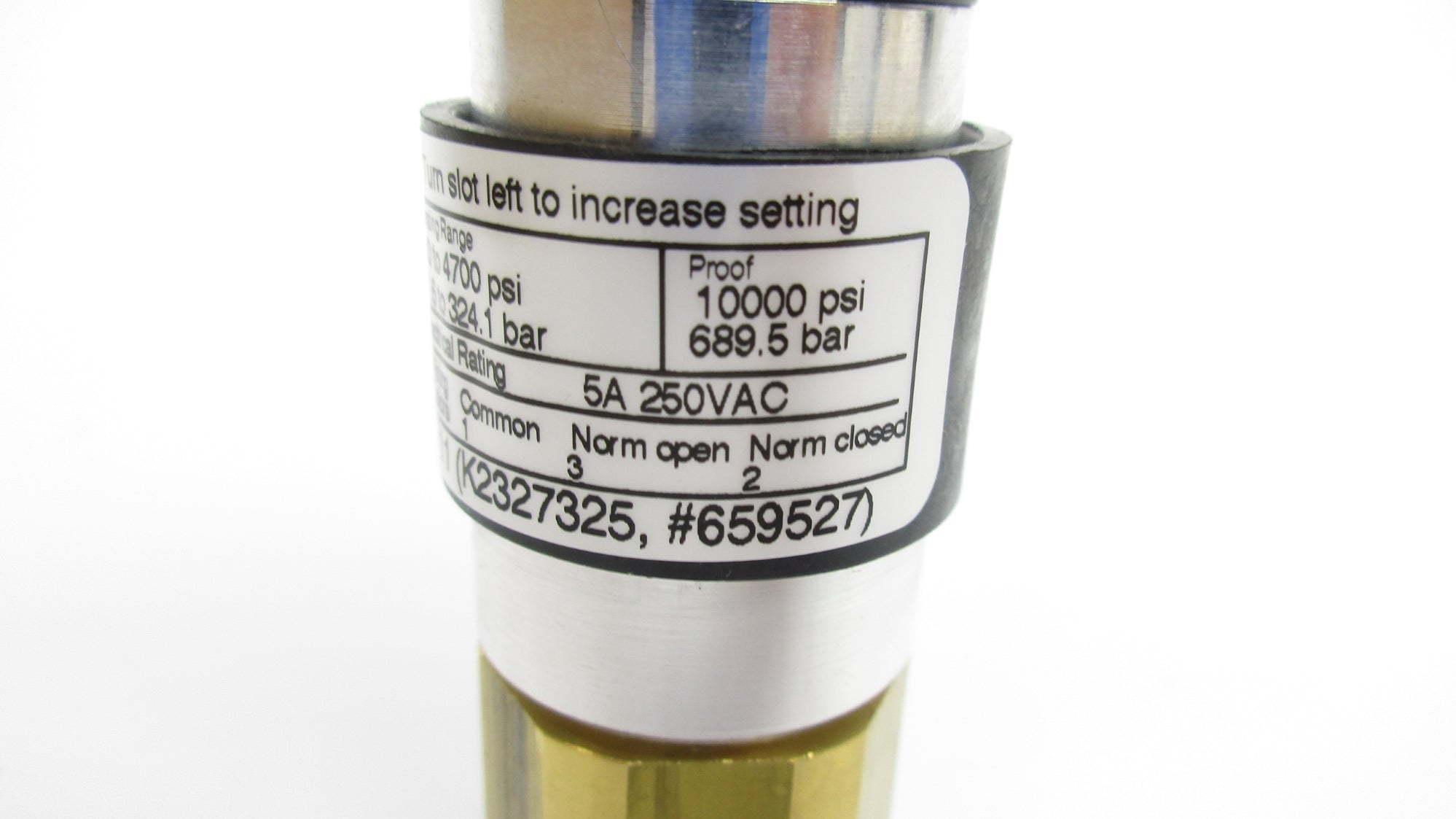UNITED ELECTRIC 10-F15 400-4700PSI NSMP