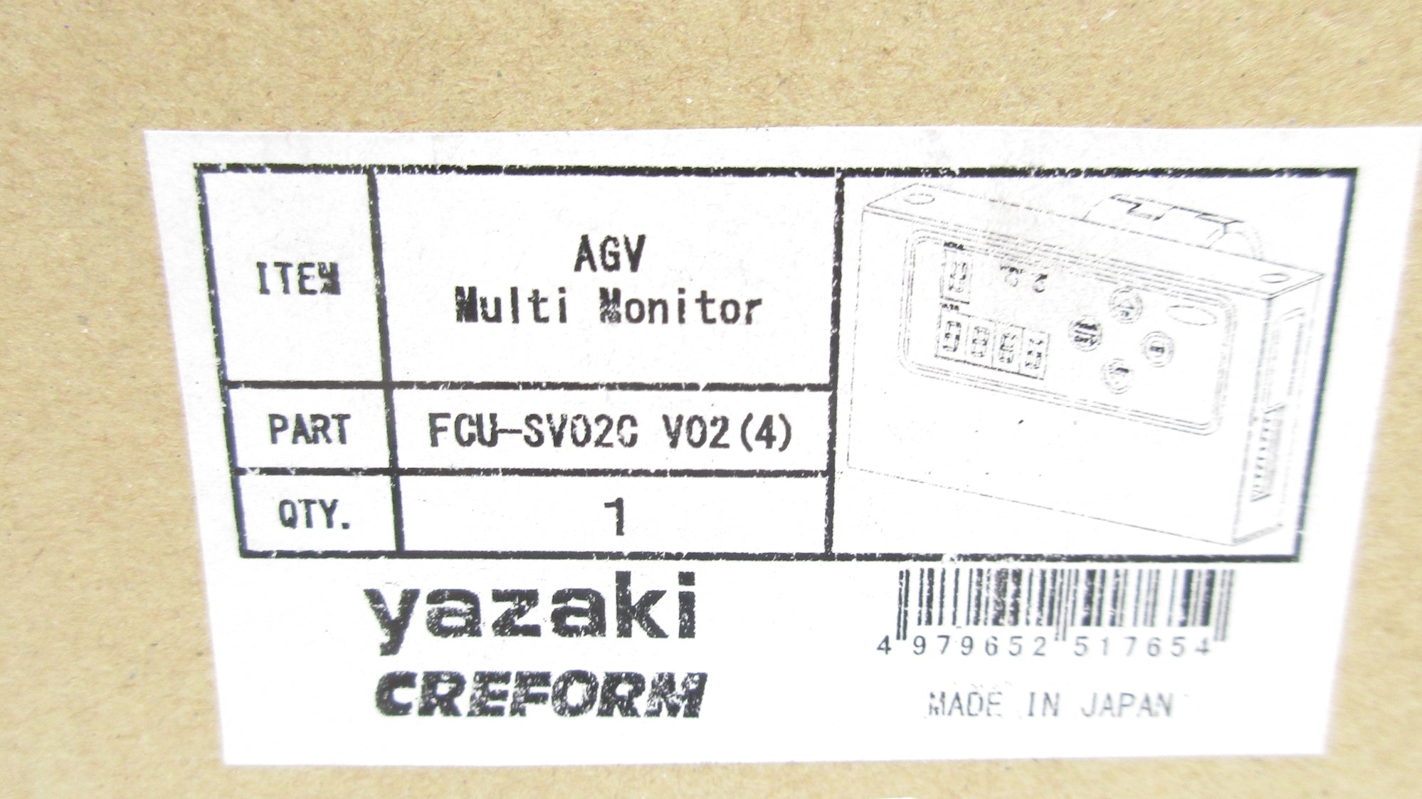 YAZAKI FCU-SV02C NSMP