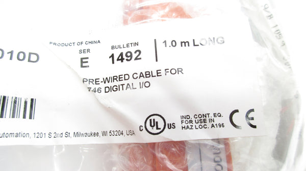 ALLEN BRADLEY 1492-CABLE010D SER. E NSMP