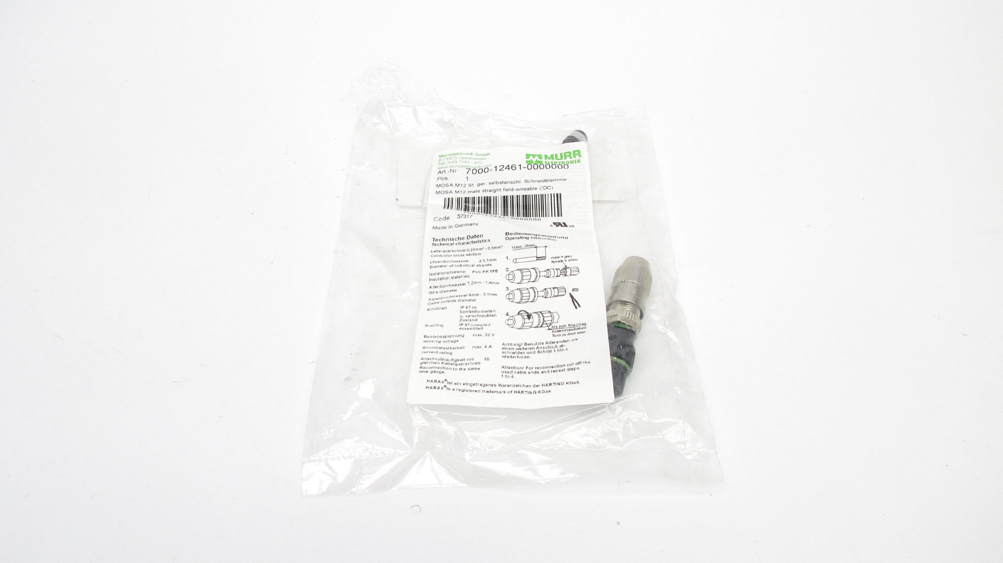 MURR ELEKTRONIK 7000-12461-0000000 NSMP