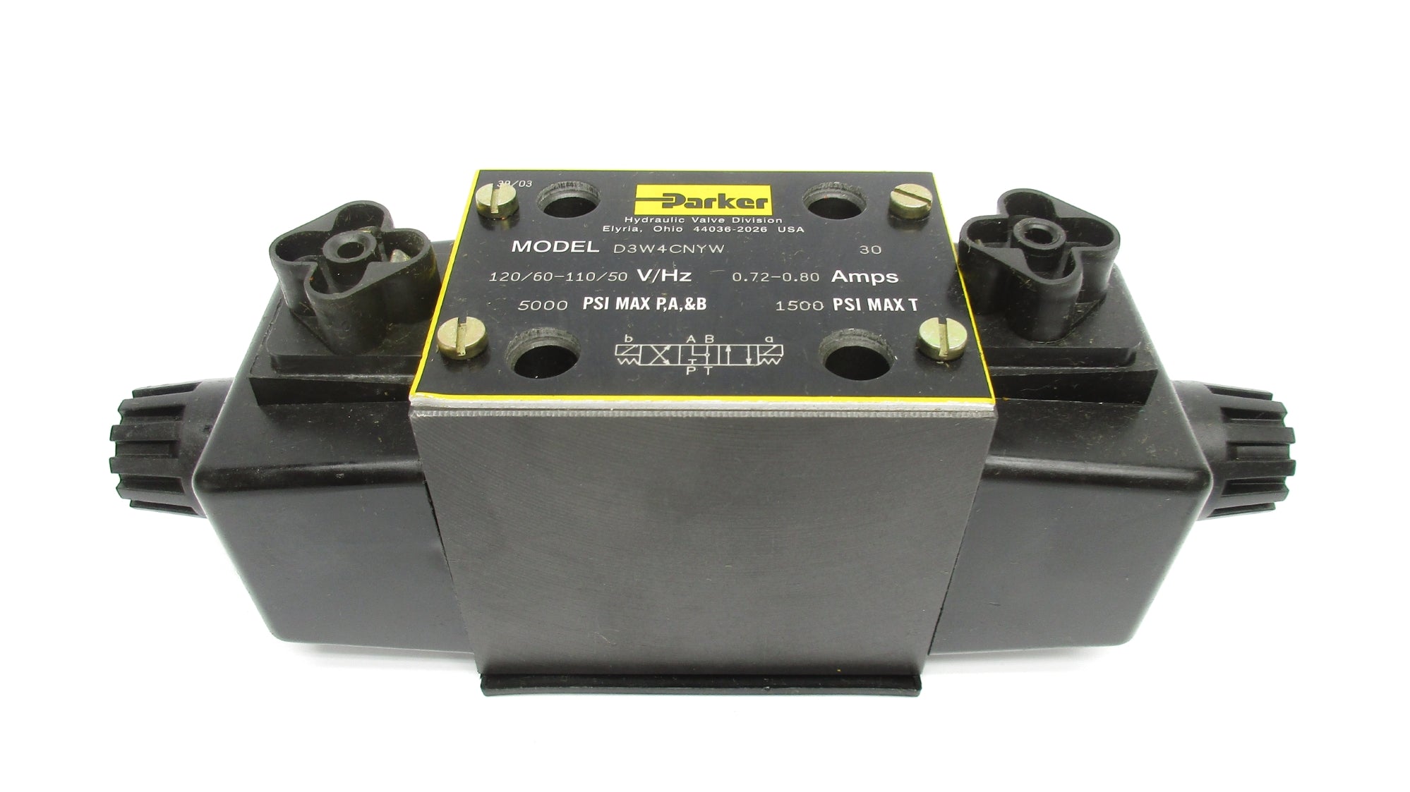 PARKER D3W4CNYW 110-120V 0.72-0.80A 5000PSI NSNP