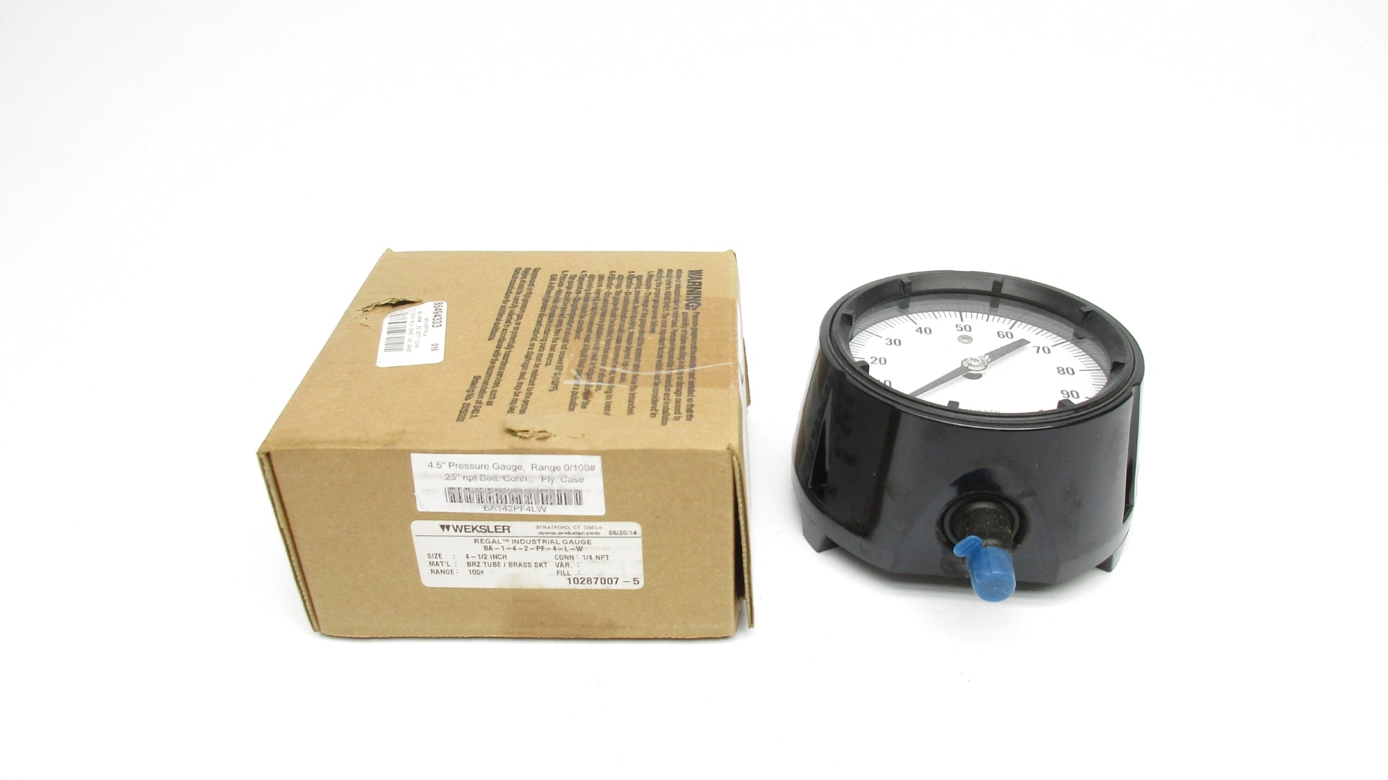 WEKSLER BA-1-4-2-PF-4-L-W 100PSI NSMP
