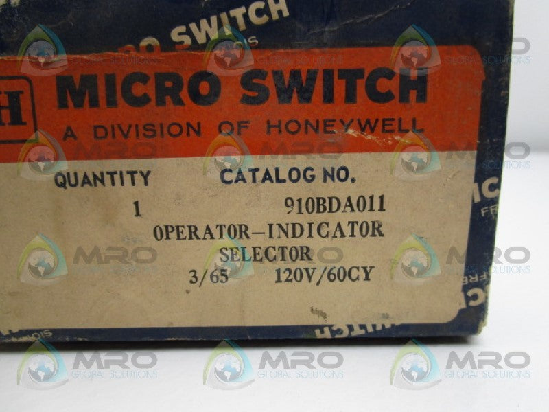 MICRO SWITCH 910BDA011  NSMP