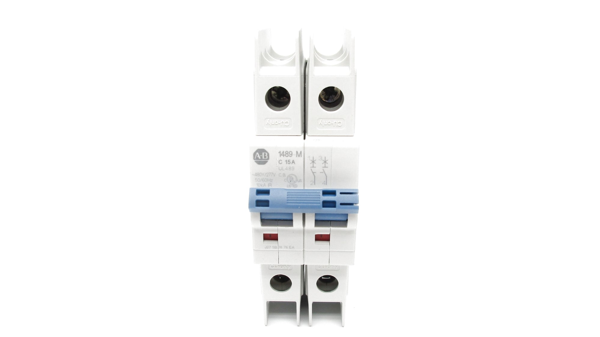 ALLEN BRADLEY 1489-M2C150 SER. D 15A 277V NSMP